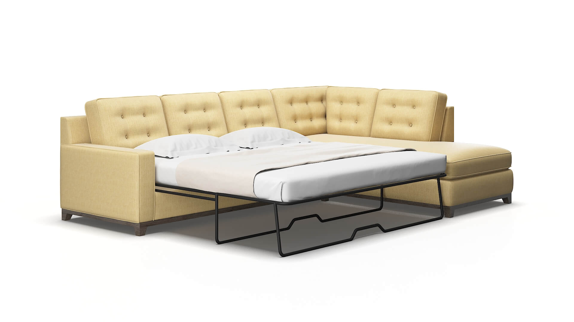 Alexandria Malibu maize Panel sleeper Espresso Legs  2
