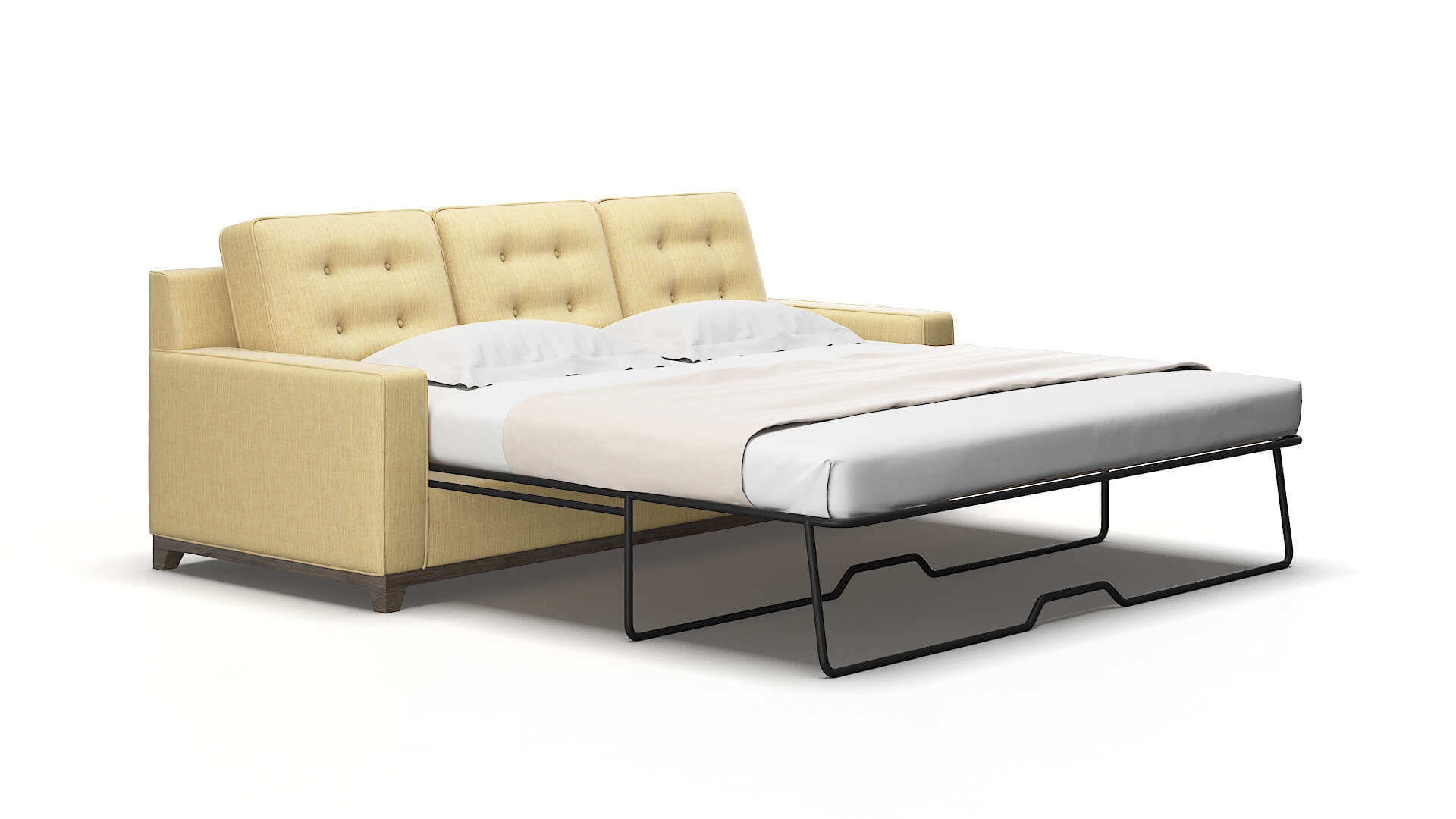 Alexandria Malibu maize Sofa sleeper Espresso Legs  2