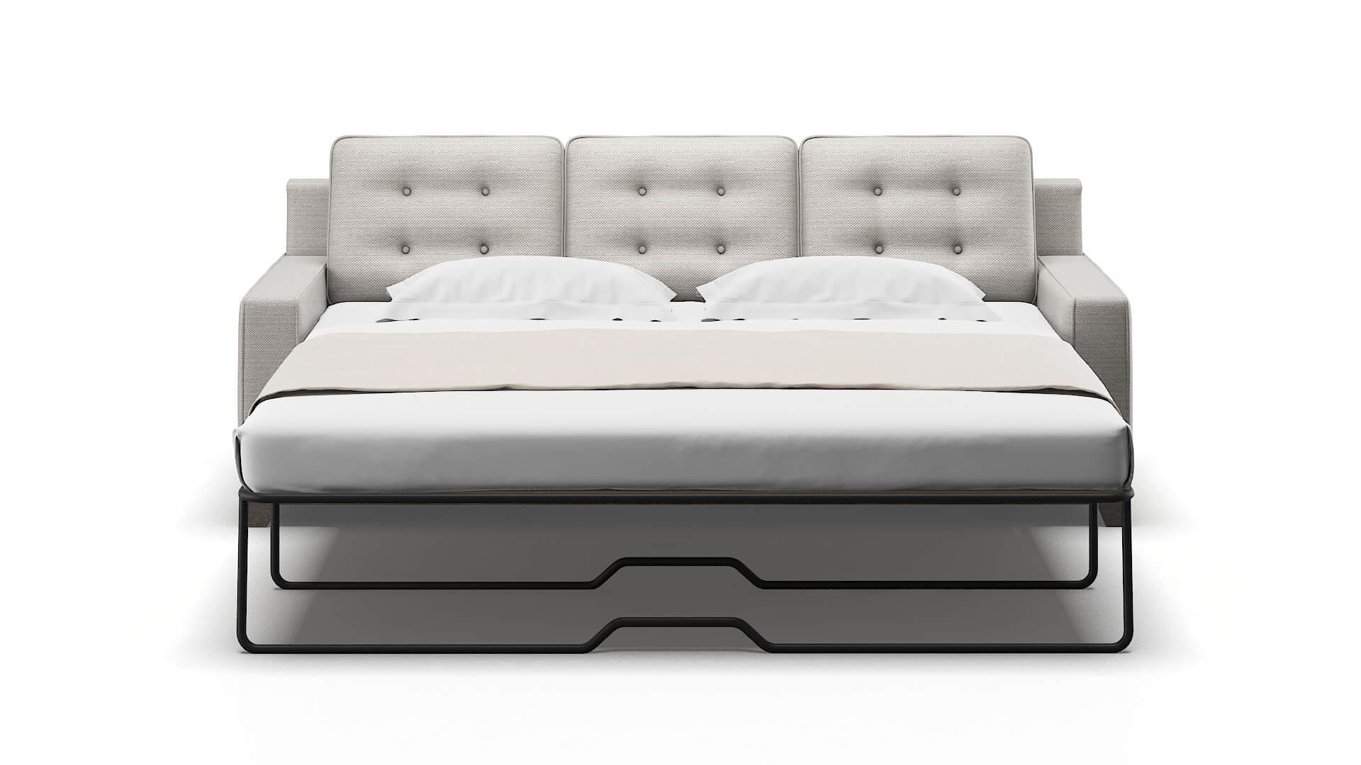 Alexandria Naples Ash Sofa Sleeper Espresso legs 1