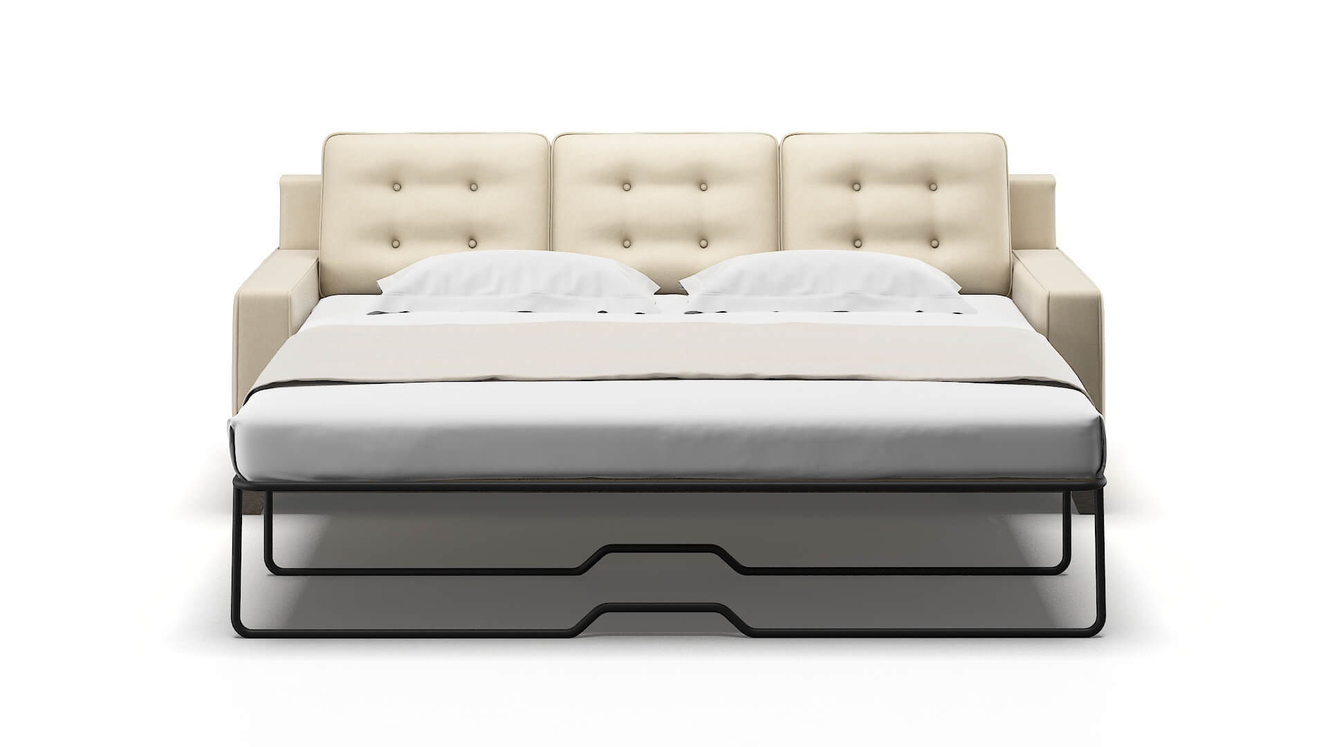 Alexandria Noble Buckwheat Sofa Sleeper Espresso legs 1