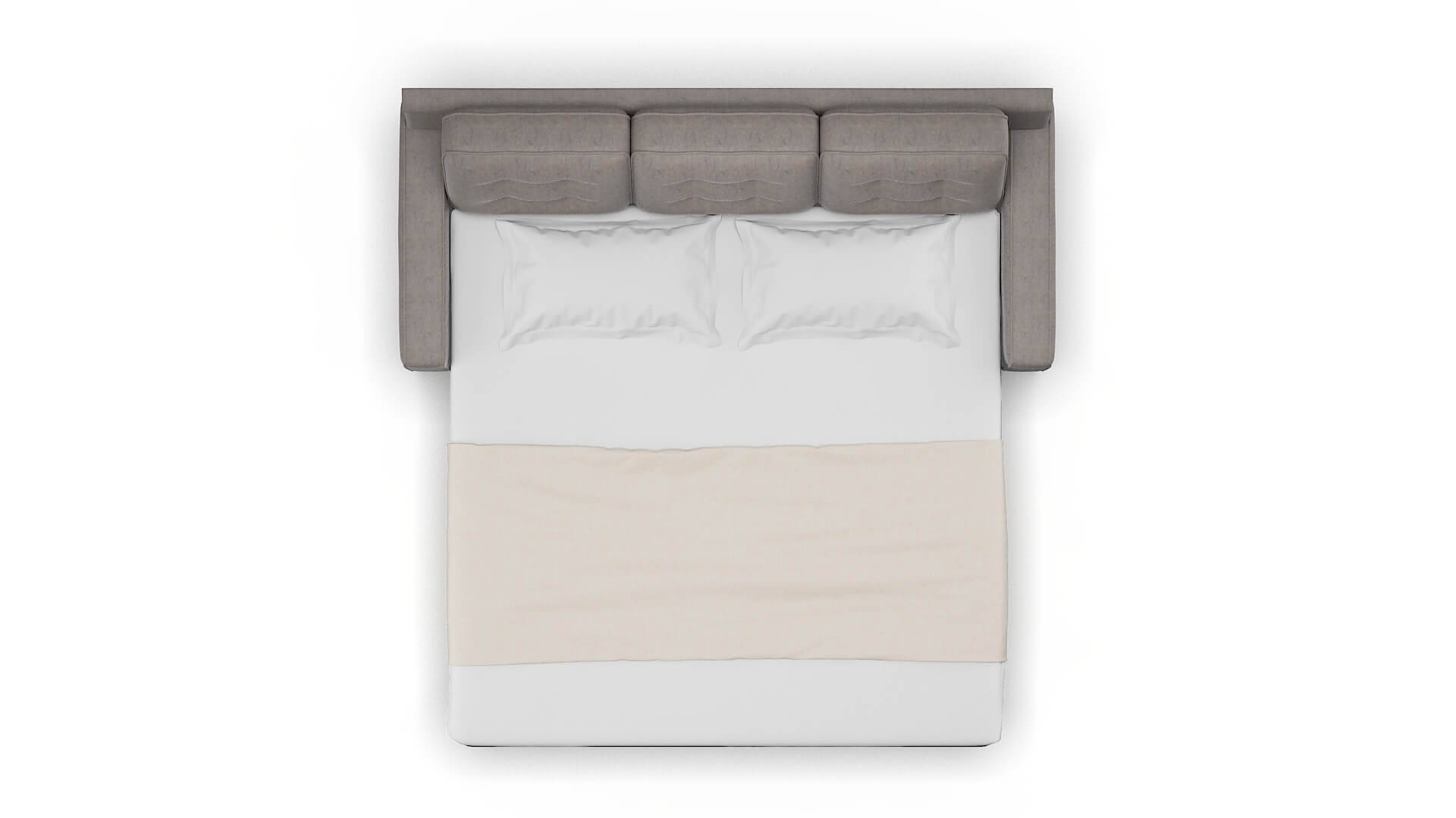 Alexandria Noble Otter Sofa Sleeper Espresso legs 3