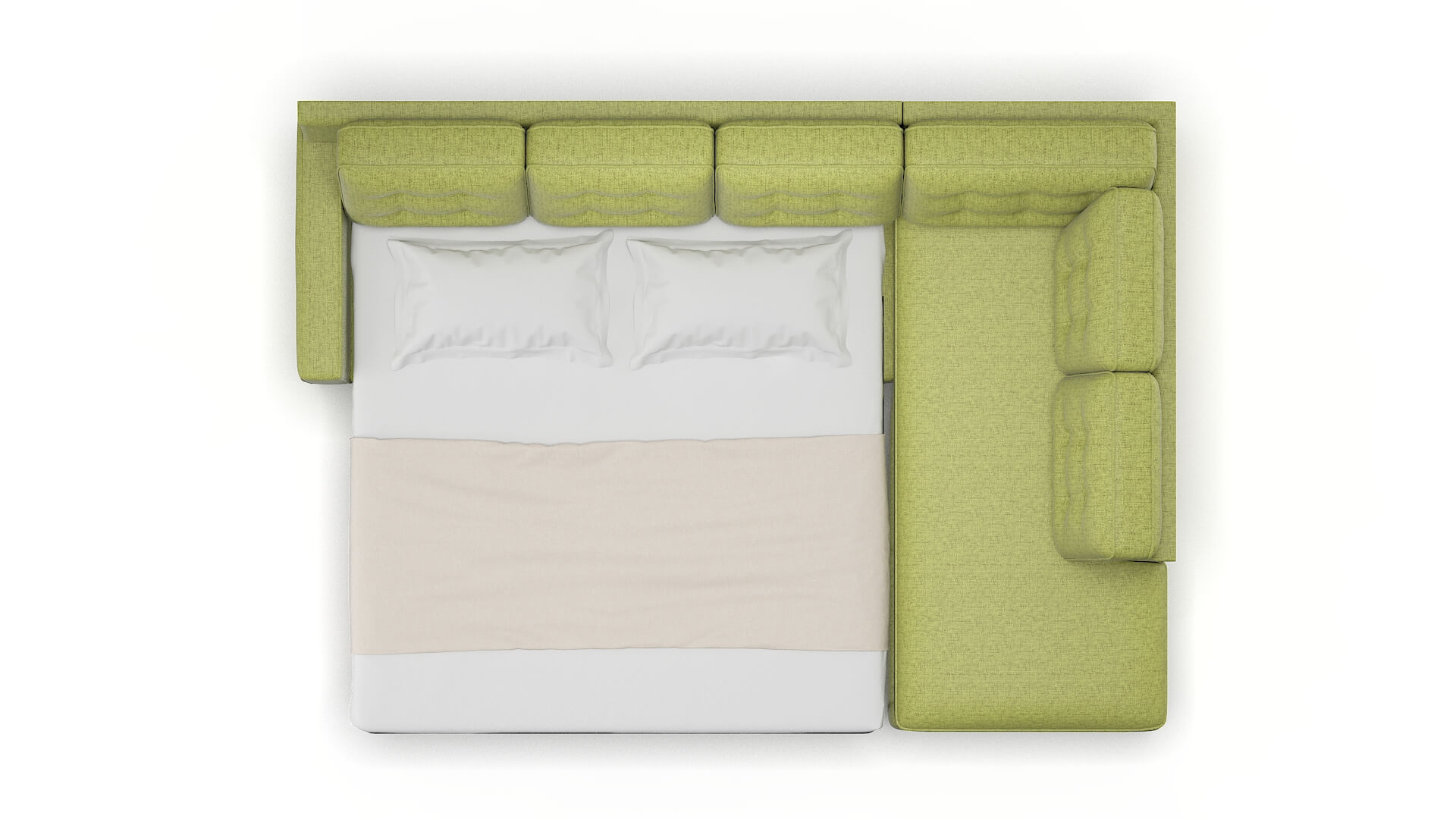 Alexandria Notion Appletini Panel Sleeper Espresso legs 3