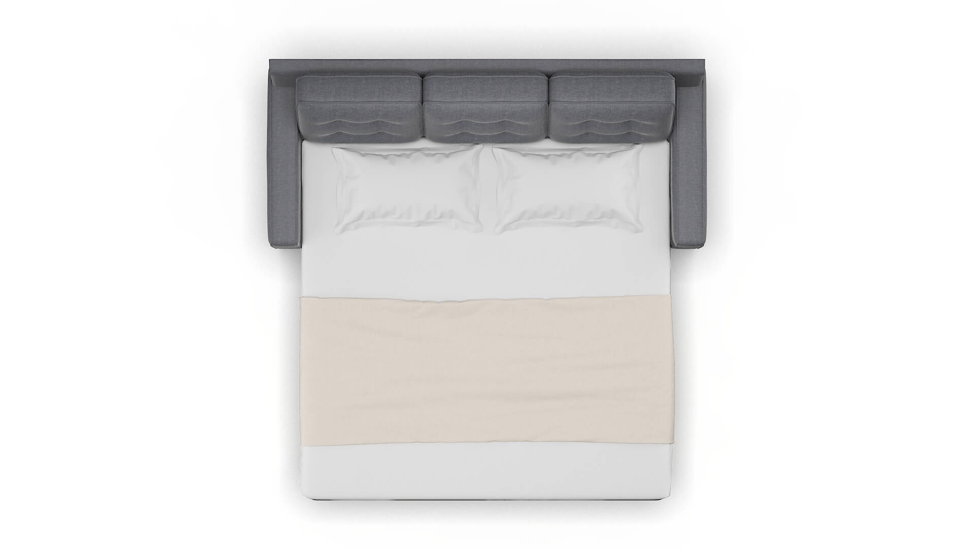 Alexandria Notion Graphite Sofa Sleeper Espresso legs 3