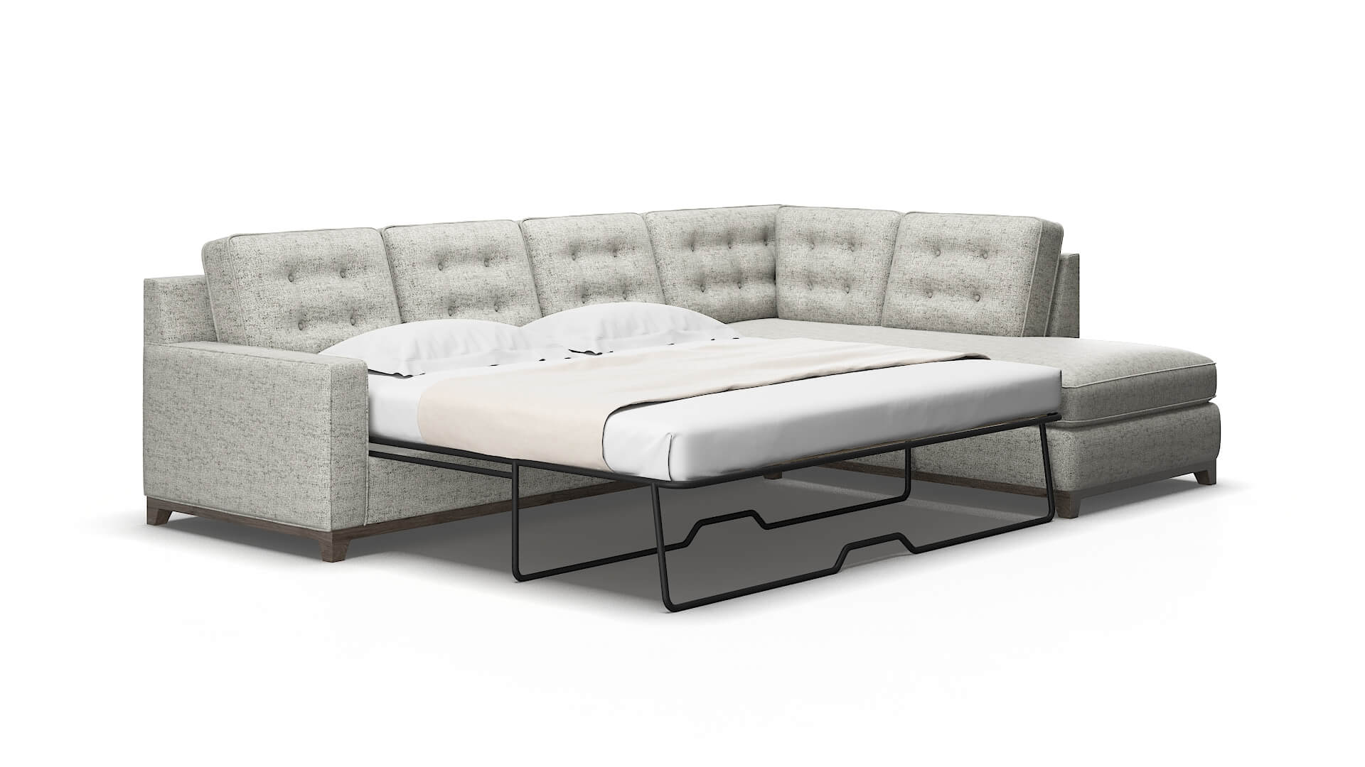 Alexandria Oceanside Granite Panel Sleeper Espresso legs 2