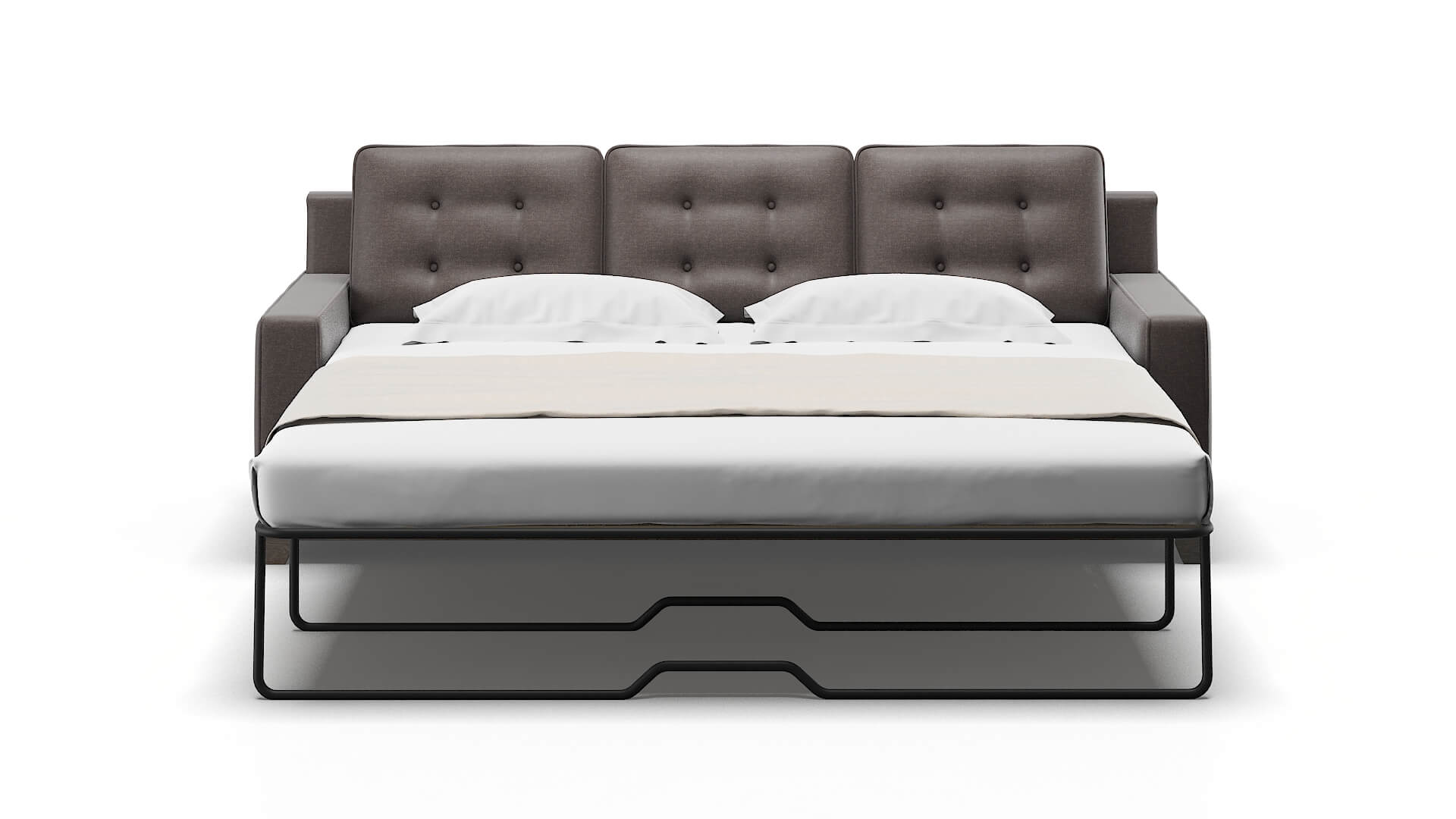 Alexandria Oscar Chocolate Sofa Sleeper Espresso legs 1