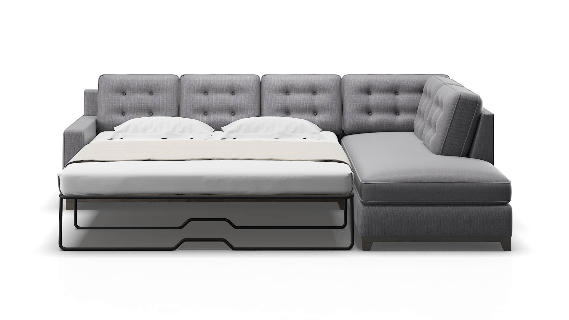 Alexandria Parker Ash Panel Sleeper Espresso legs 1