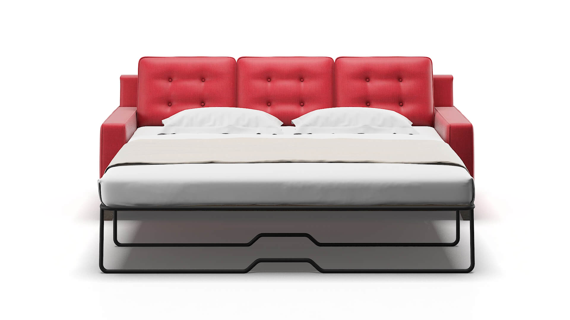 Alexandria Pauline Ruby Sofa Sleeper Espresso legs 1