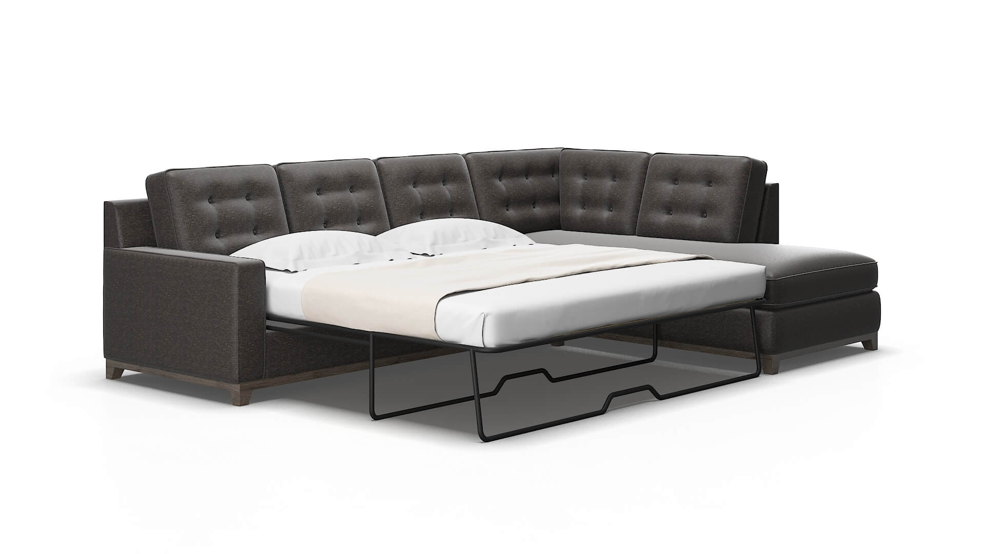 Alexandria Phoenix chocolate Panel sleeper Espresso Legs  2