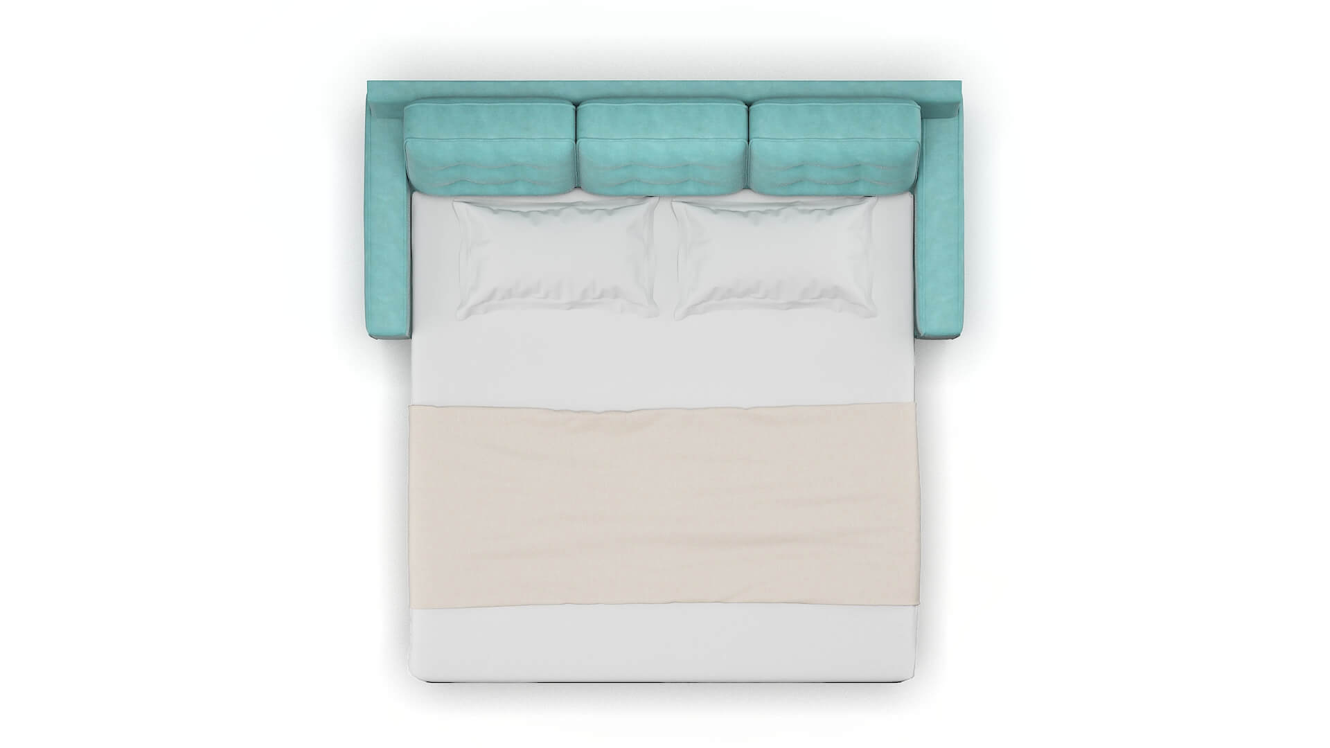 Alexandria Portland Mercury Sofa Sleeper Espresso legs 3