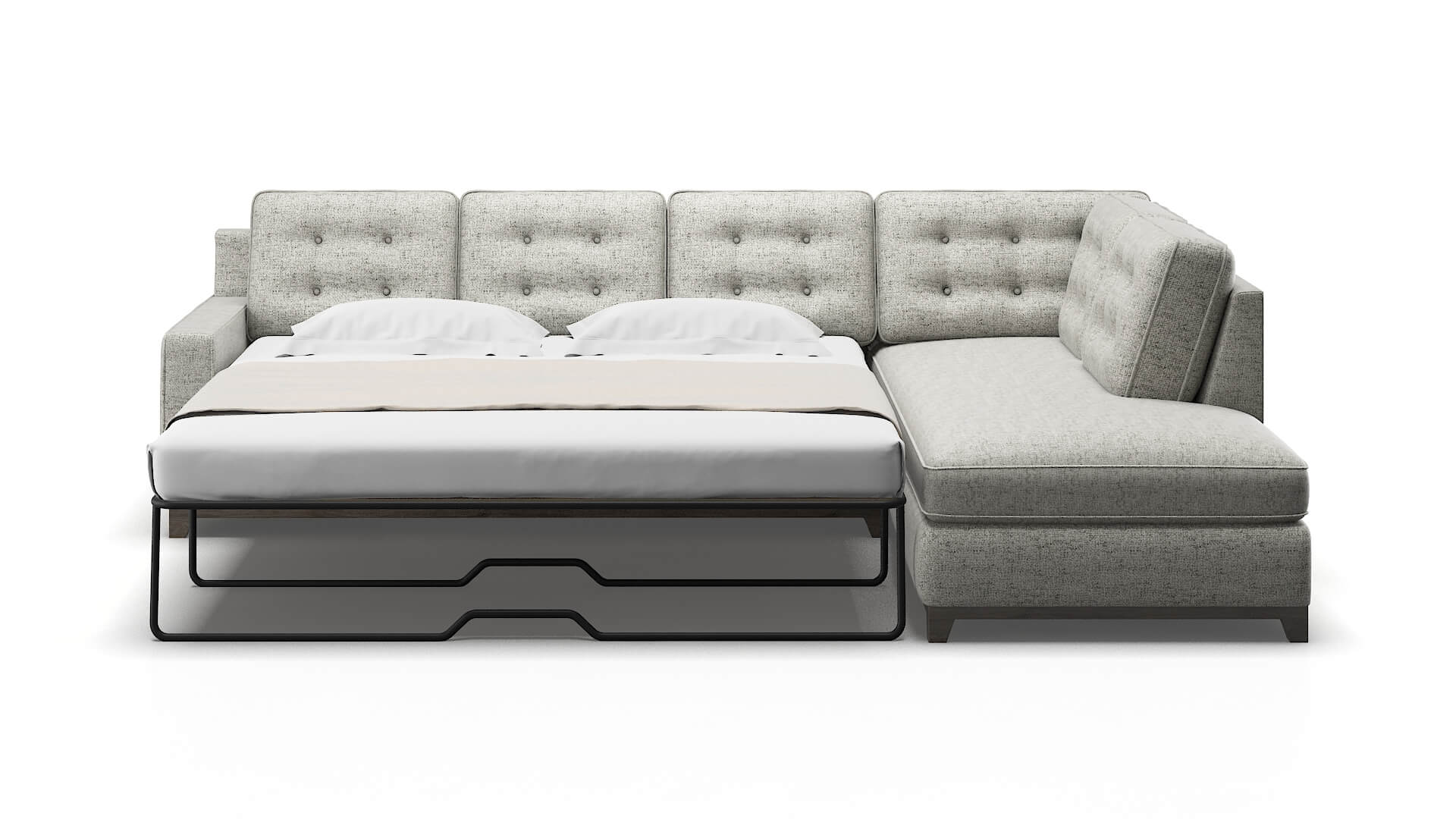 Alexandria Prime Gravel Panel Sleeper Espresso legs 1