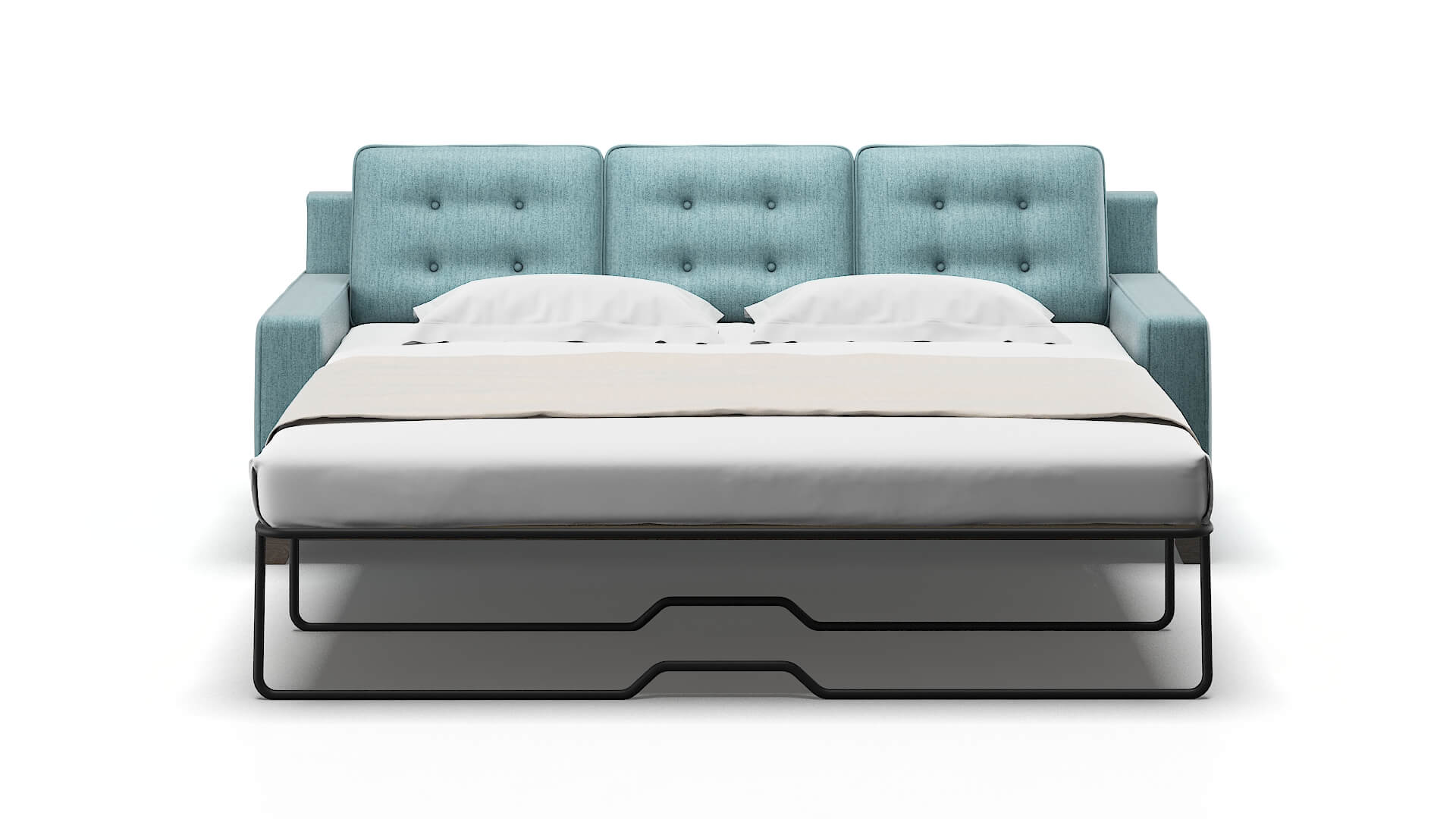 Alexandria Prisma Rainfall Sofa Sleeper Espresso legs 1