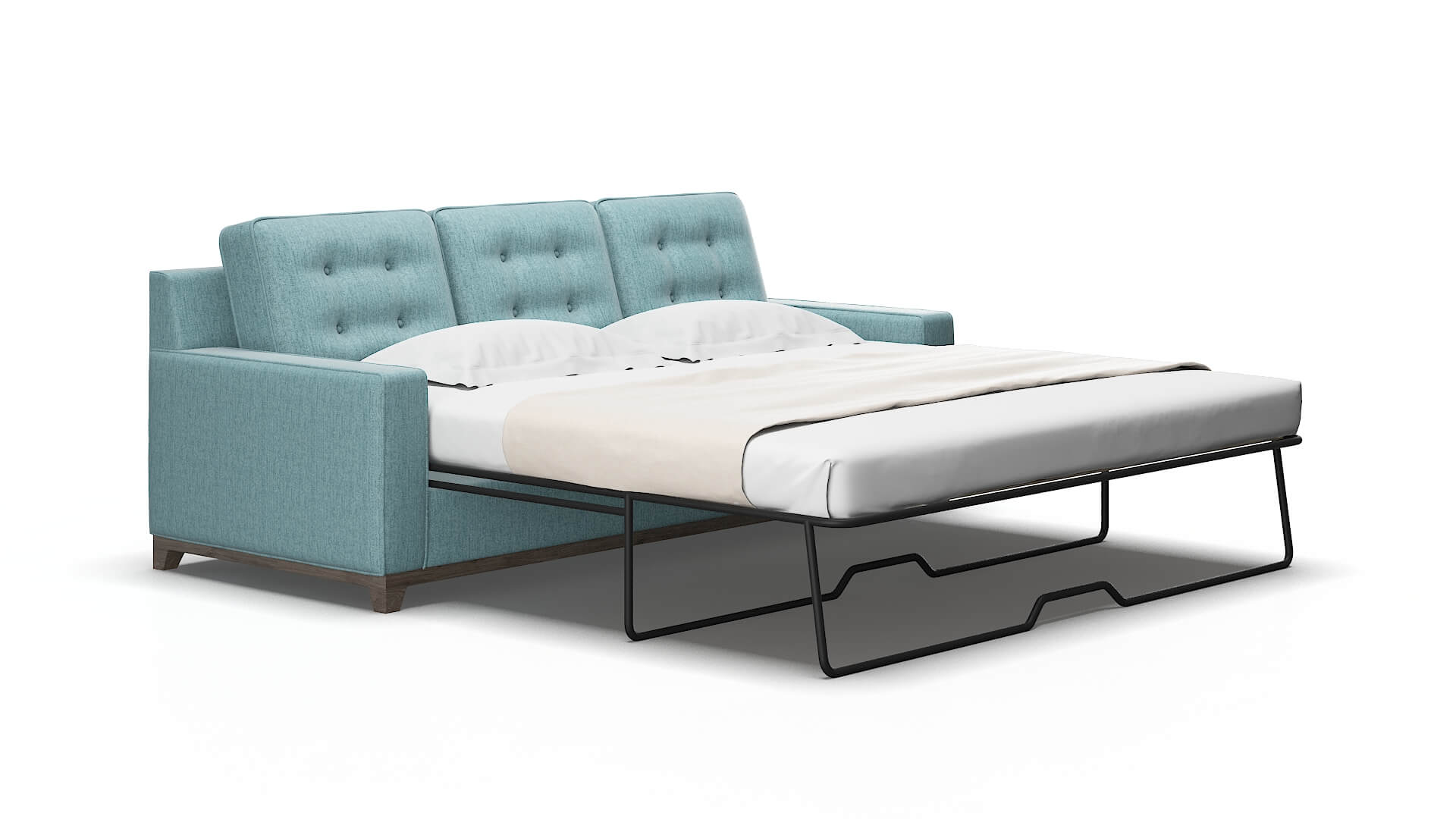 Alexandria Prisma Rainfall Sofa Sleeper Espresso legs 2