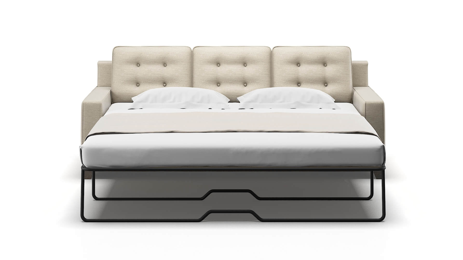 Alexandria Rocket Dove Sofa Sleeper Espresso legs 1