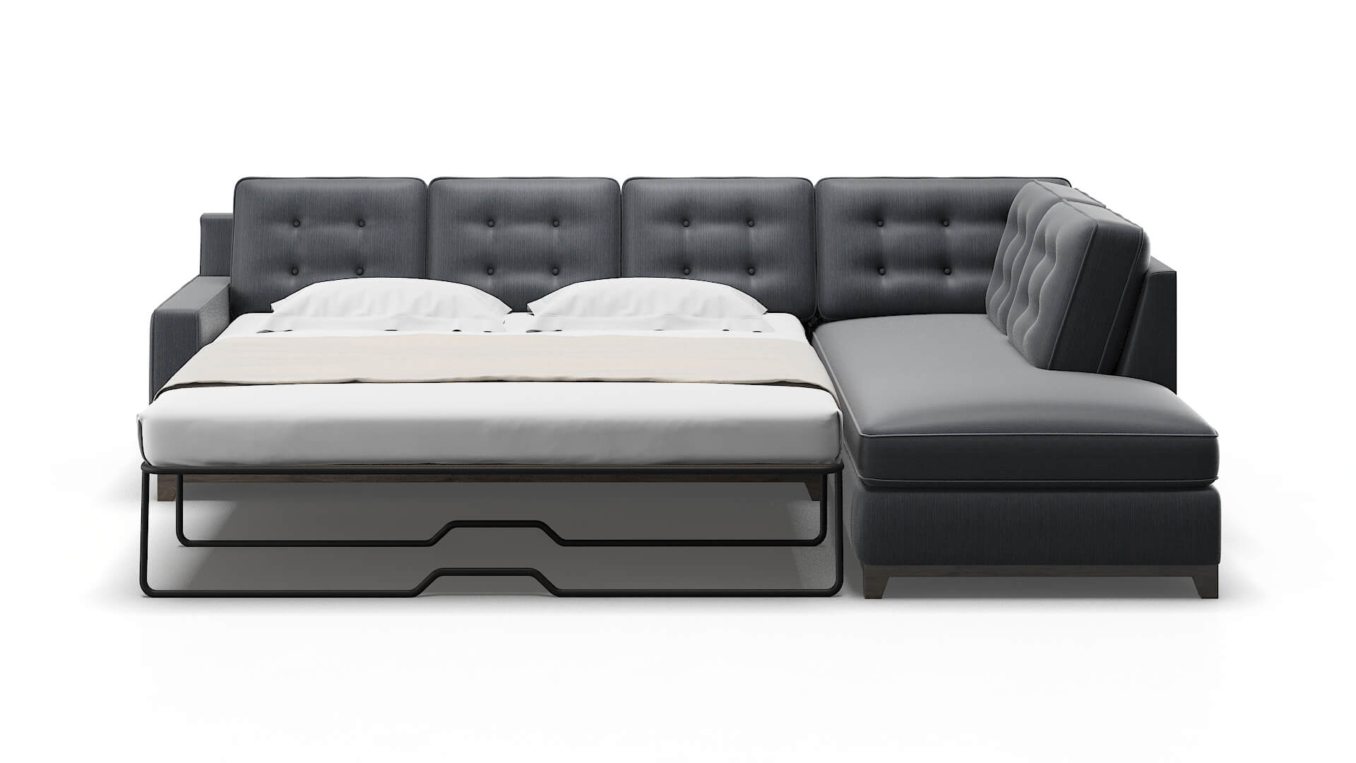 Alexandria Rocket Eclipse Panel Sleeper Espresso legs 1