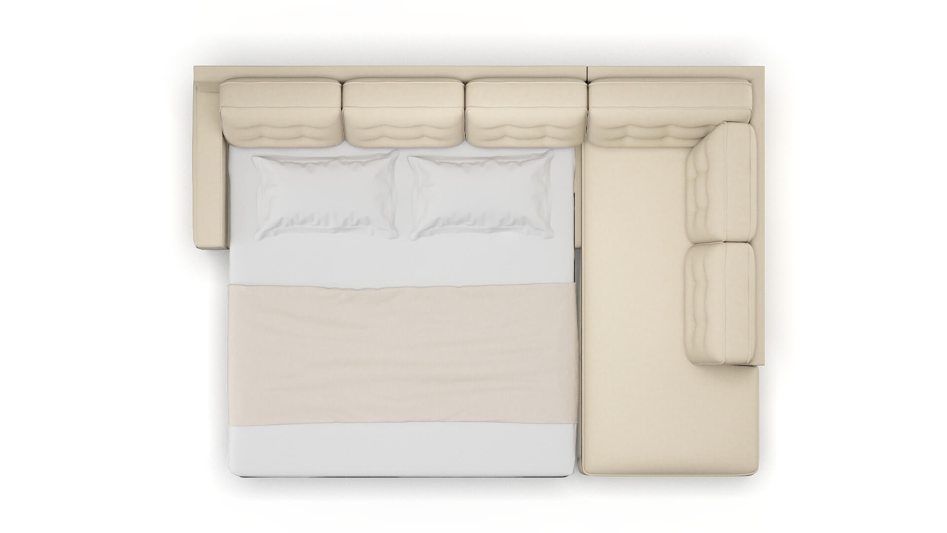 Alexandria Rocket Sand Panel Sleeper Espresso legs 3