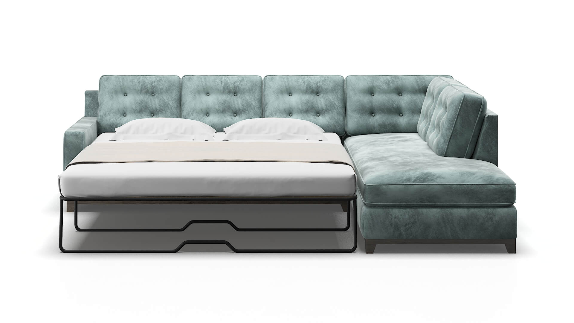 Alexandria Royale Cloud Panel Sleeper Espresso legs 1