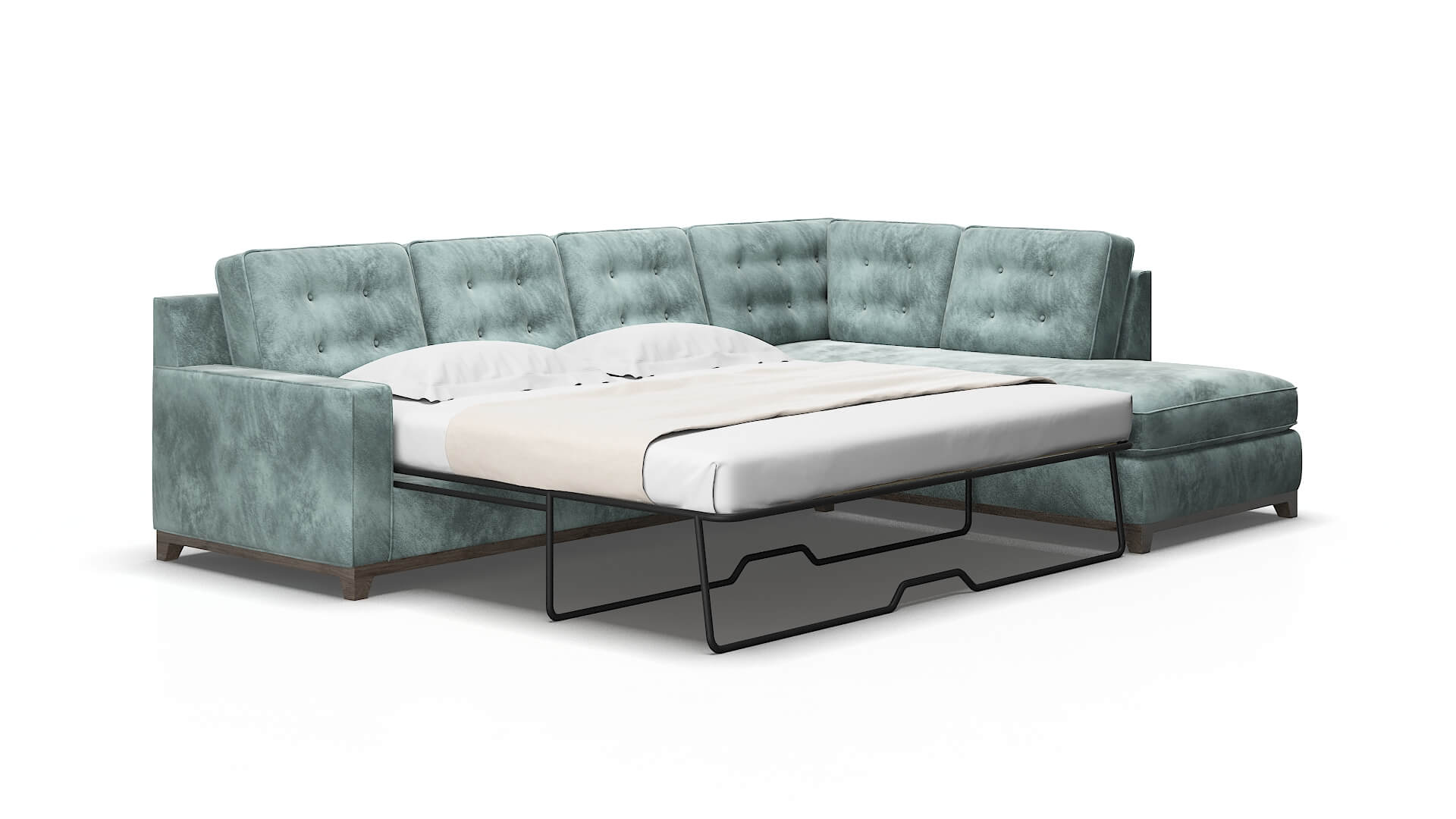 Alexandria Royale cloud Panel sleeper Espresso Legs  2