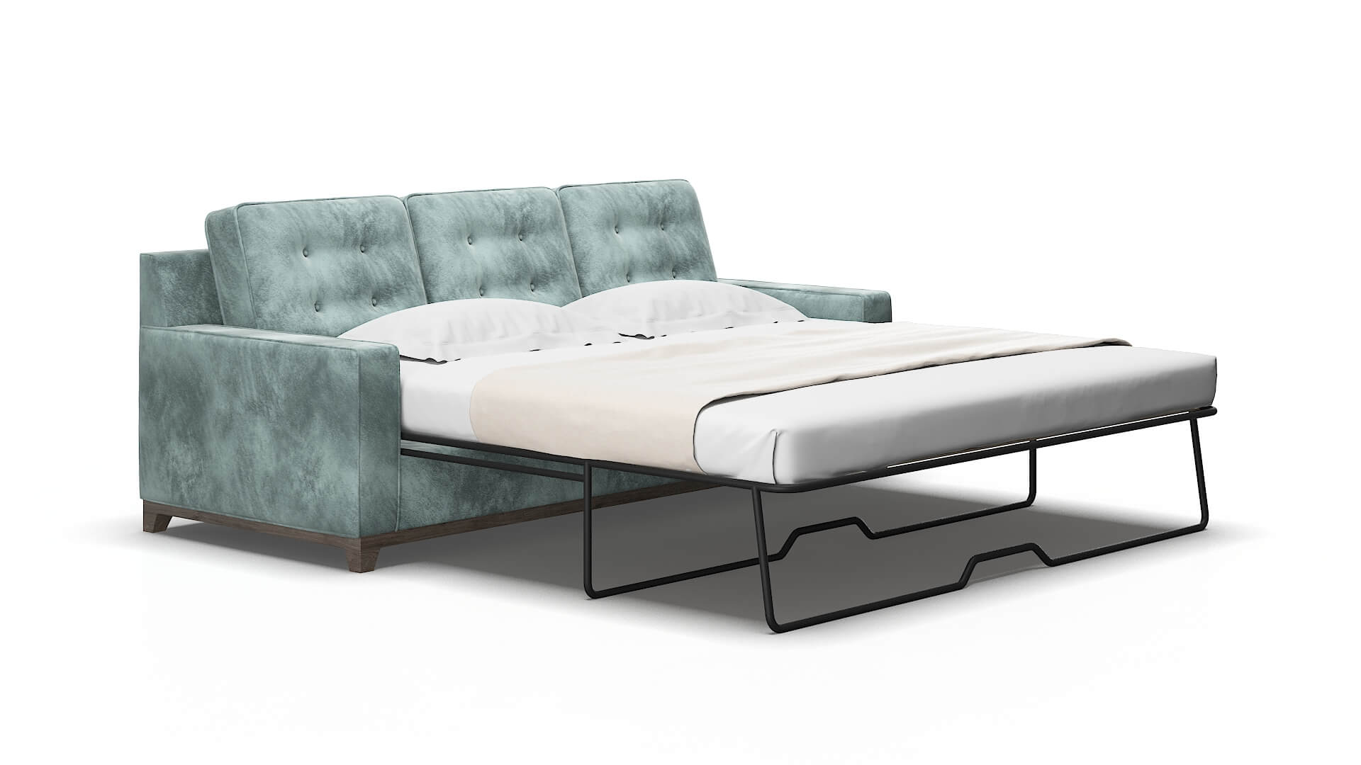Alexandria Royale Cloud Sofa Sleeper Espresso legs 2