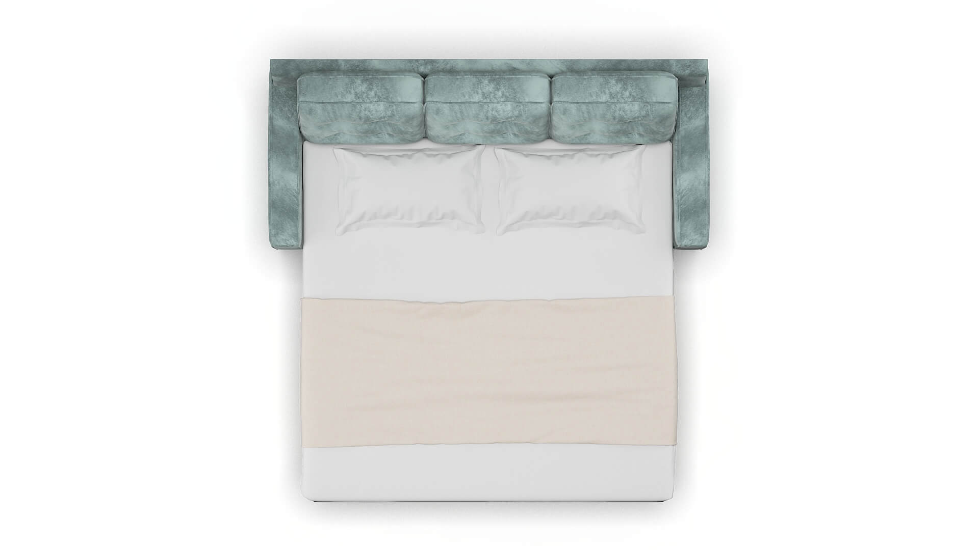 Alexandria Royale Cloud Sofa Sleeper Espresso legs 3