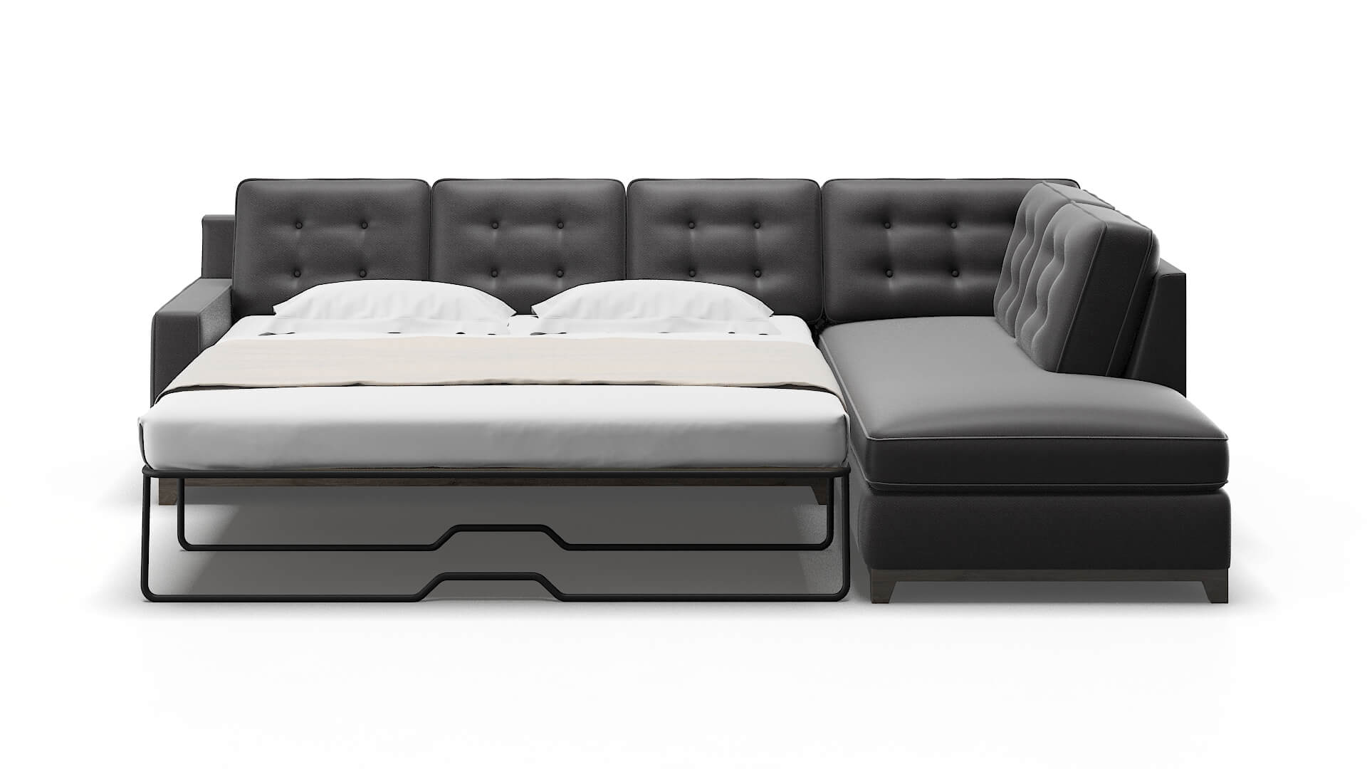 Alexandria Royale Eclipse Panel Sleeper Espresso legs 1