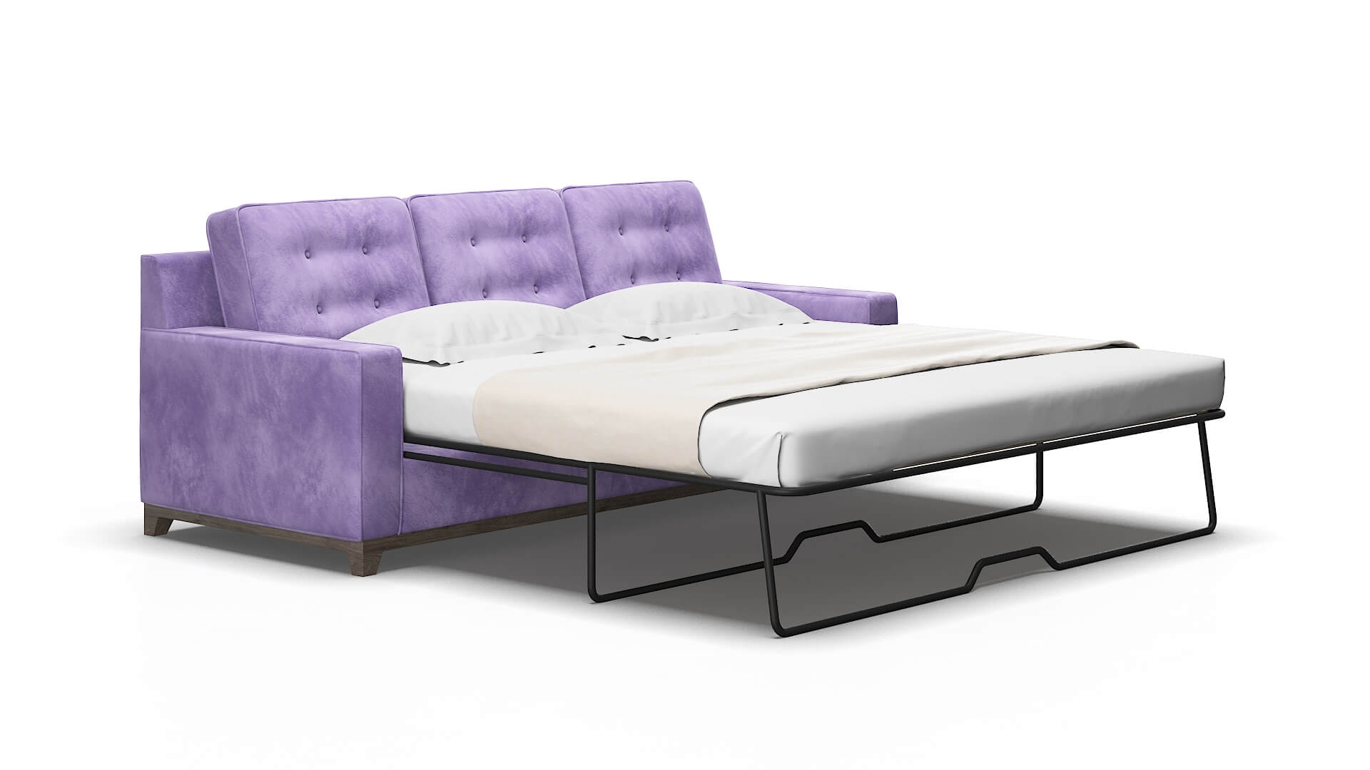Alexandria Royale lavender Sofa sleeper Espresso Legs  2