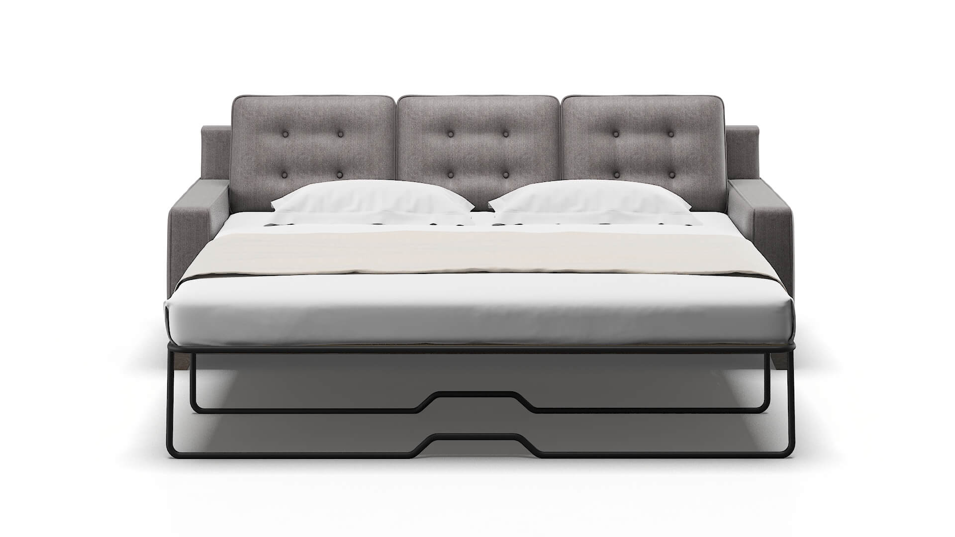 Alexandria Sasha Granite Sofa Sleeper Espresso legs 1