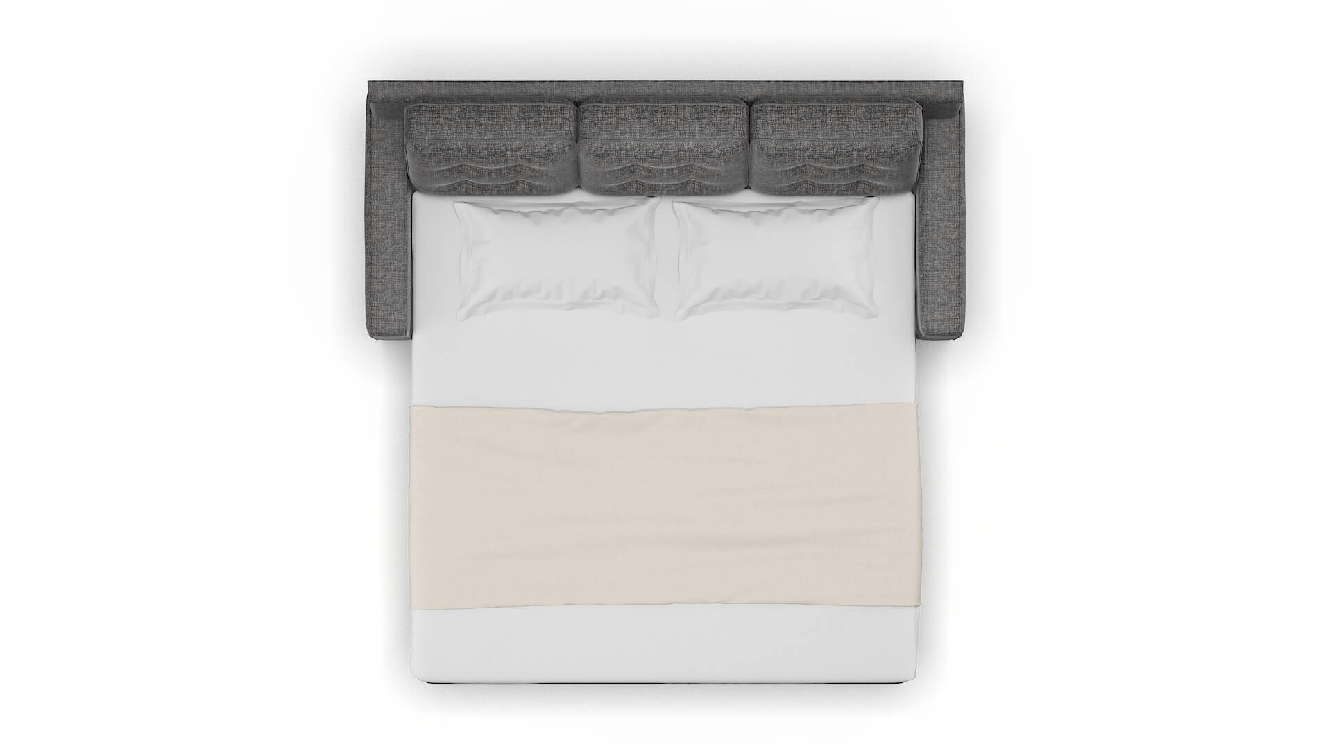 Alexandria Sosoftness 51 Sofa Sleeper Espresso legs 3