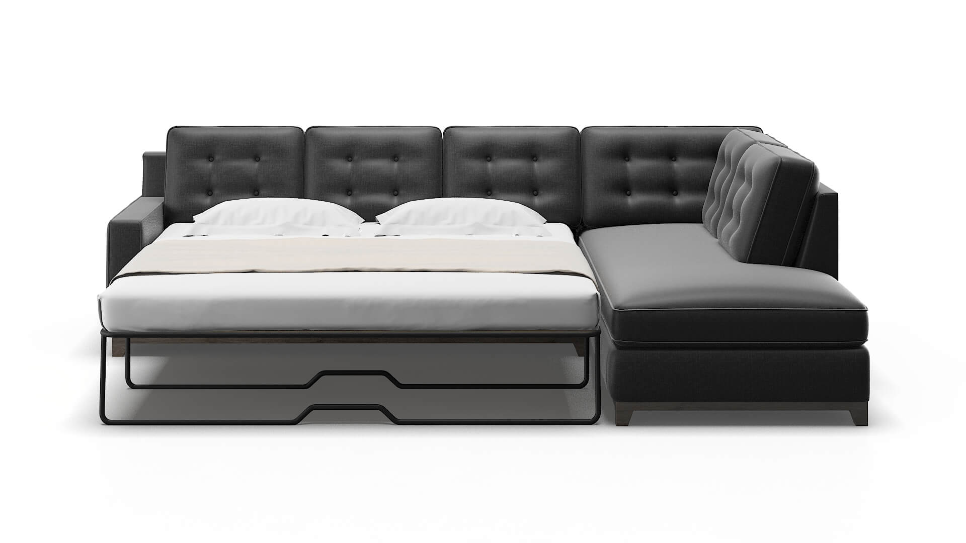 Alexandria Sosoftness 54 Panel Sleeper Espresso legs 1