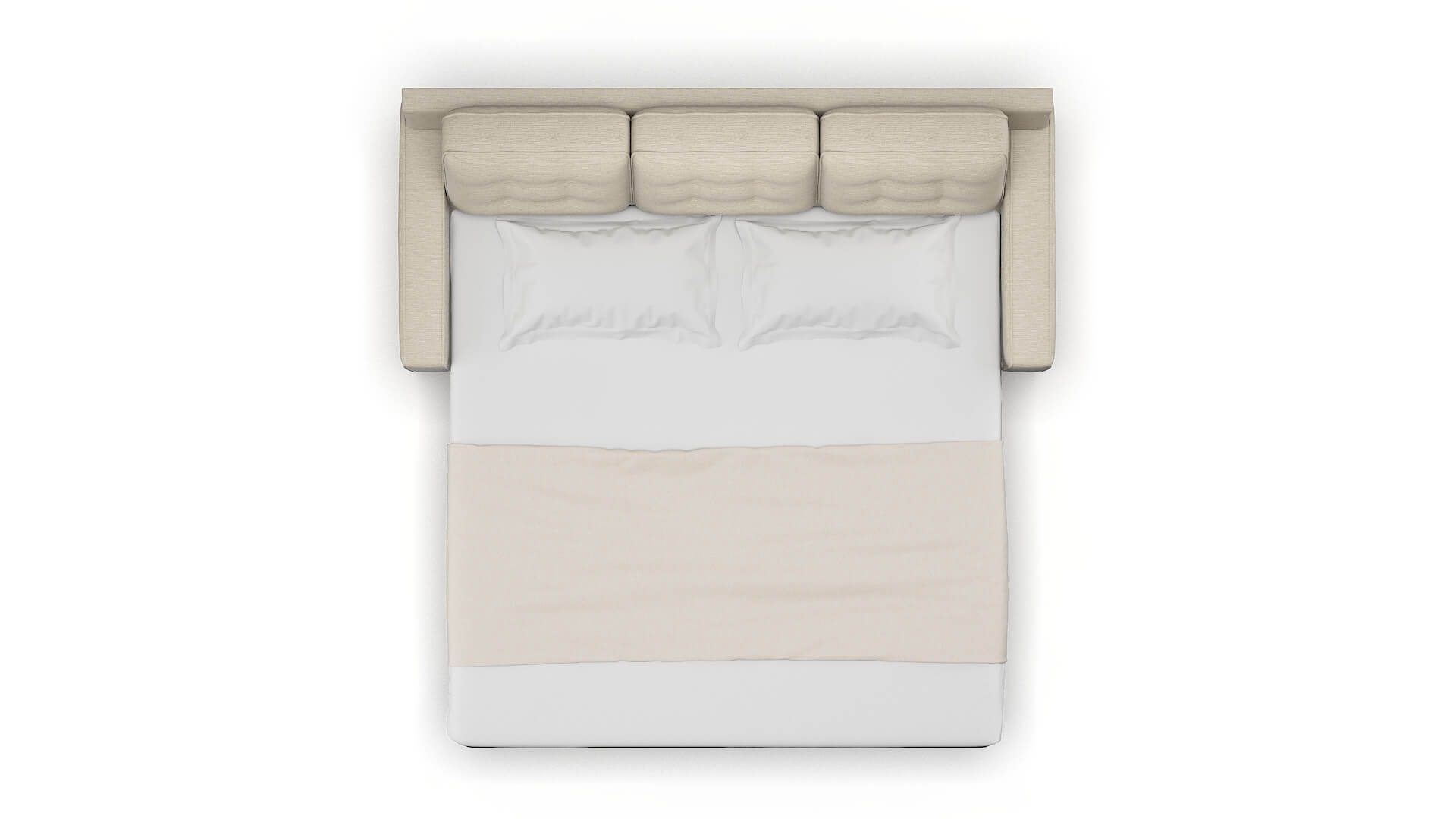 Alexandria Sosoftness 72 Sofa Sleeper Espresso legs 3
