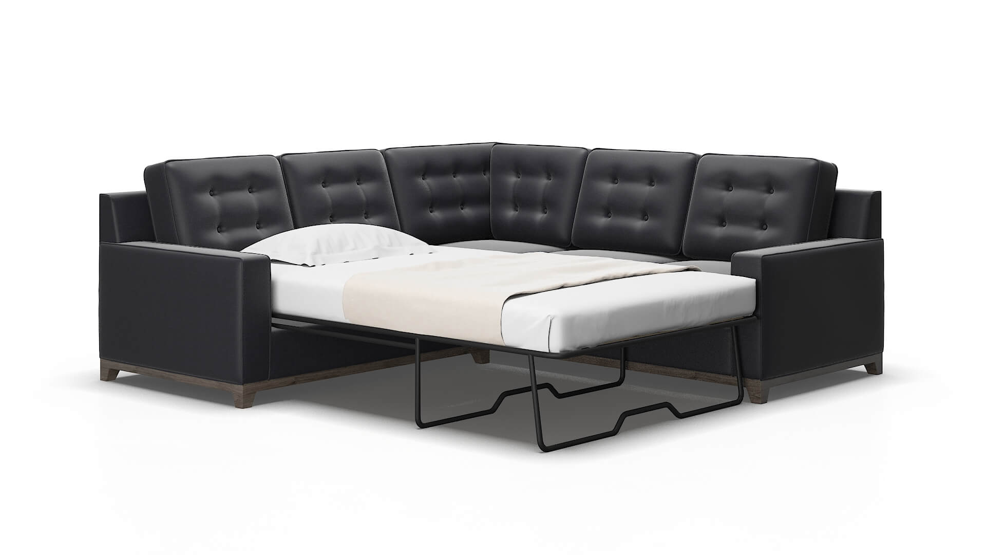 Alexandria Urban_d eclipse Sectional sleeper Espresso Legs  2