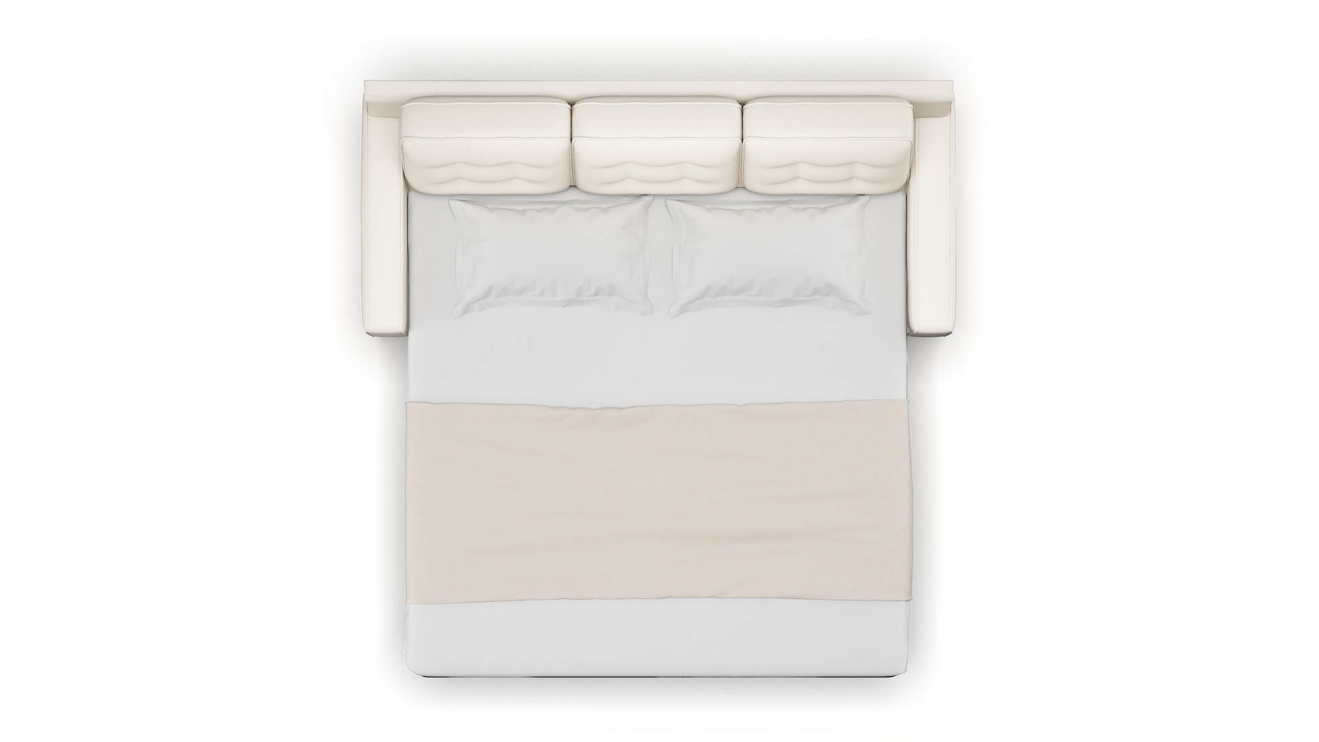 Alexandria Urban_d Snow Sofa Sleeper Espresso legs 3