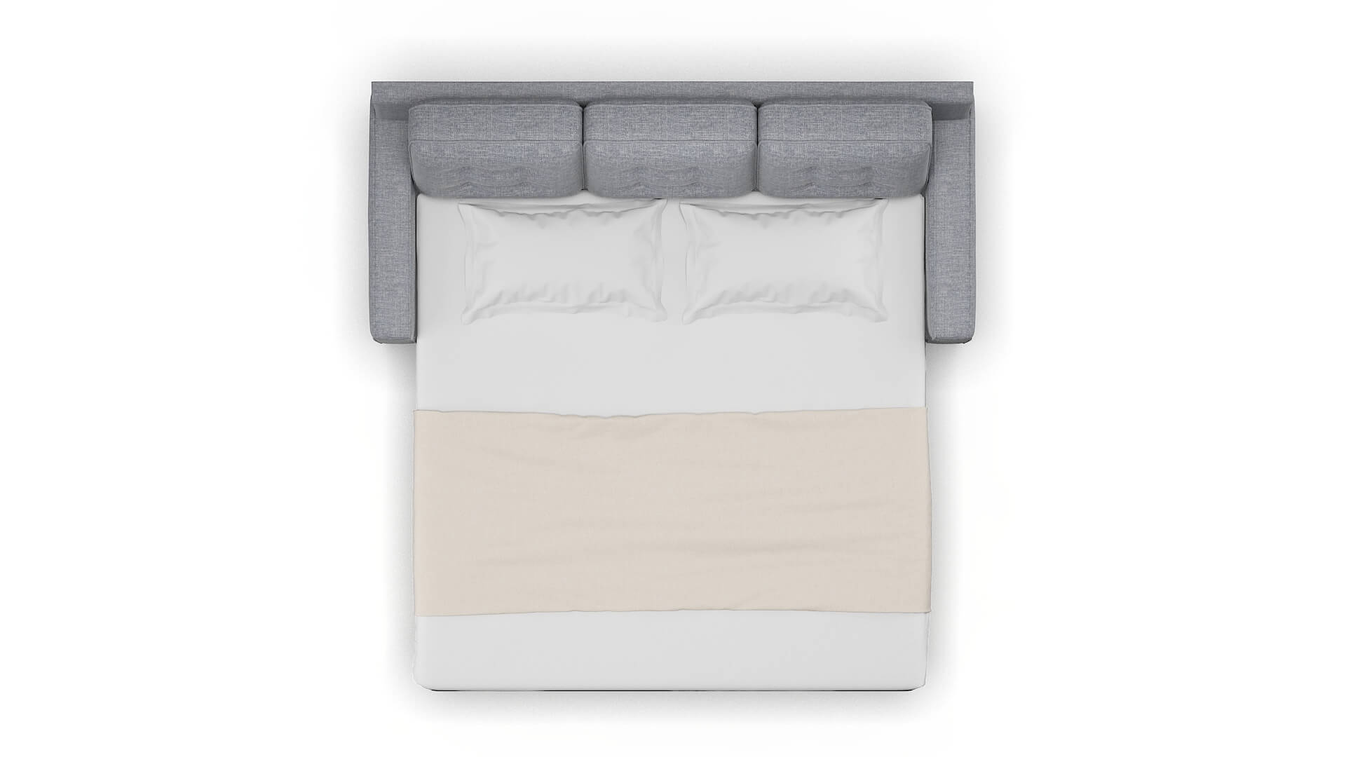 Alexandria Venus Mist Sofa Sleeper Espresso legs 3