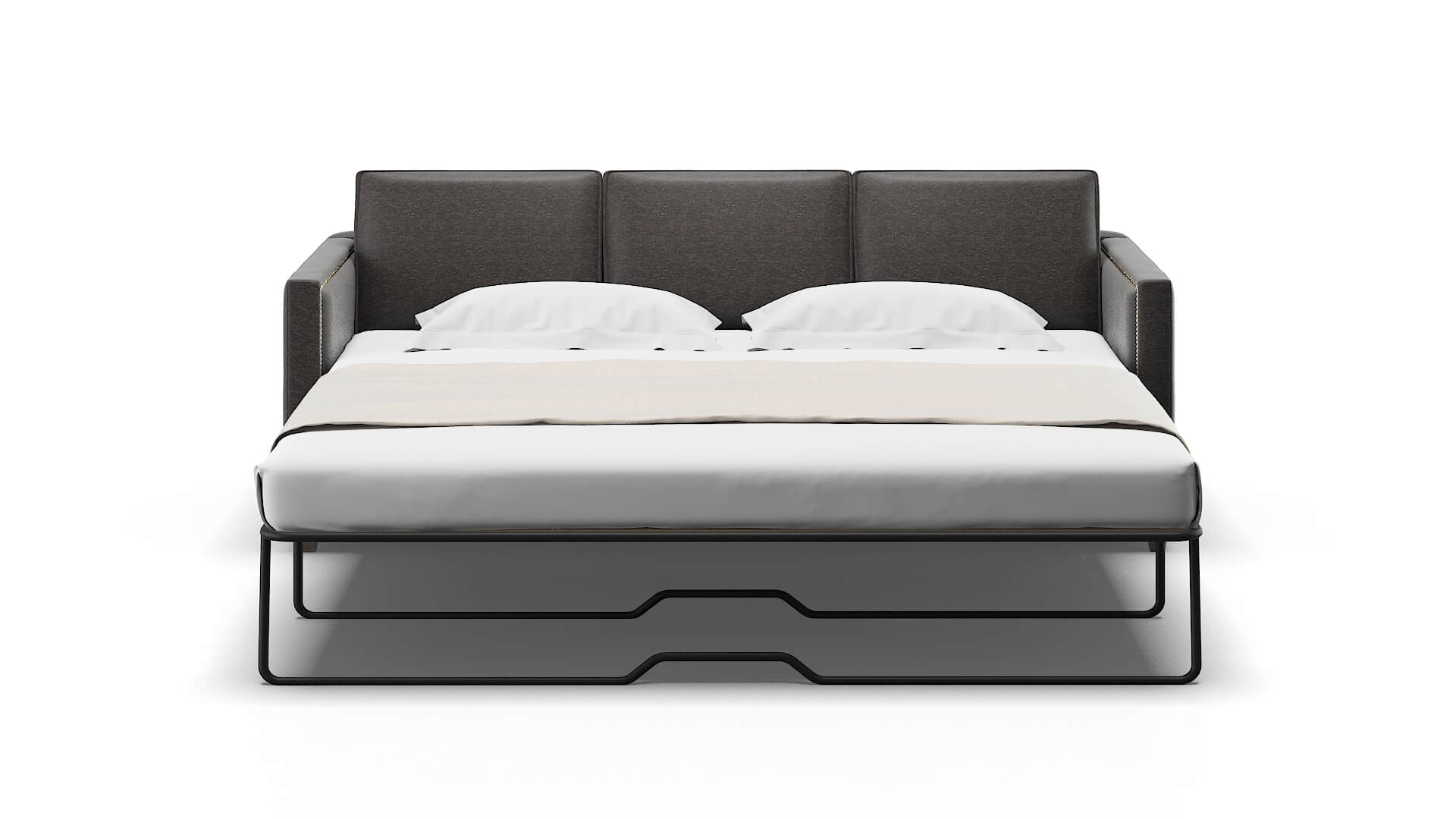 Alps Avenger Denim Sofa Sleeper Espresso legs 1