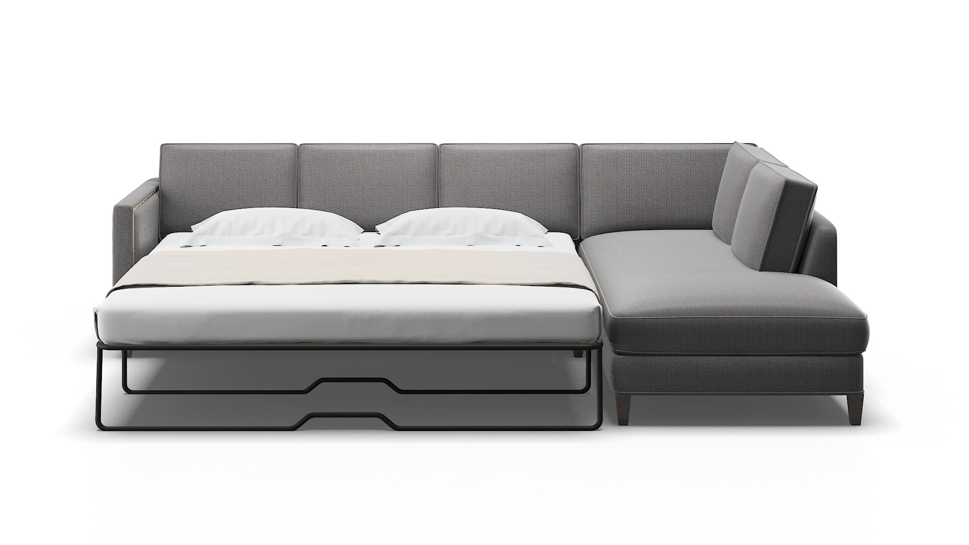 Alps Avenger Zinc Panel Sleeper Espresso legs 1