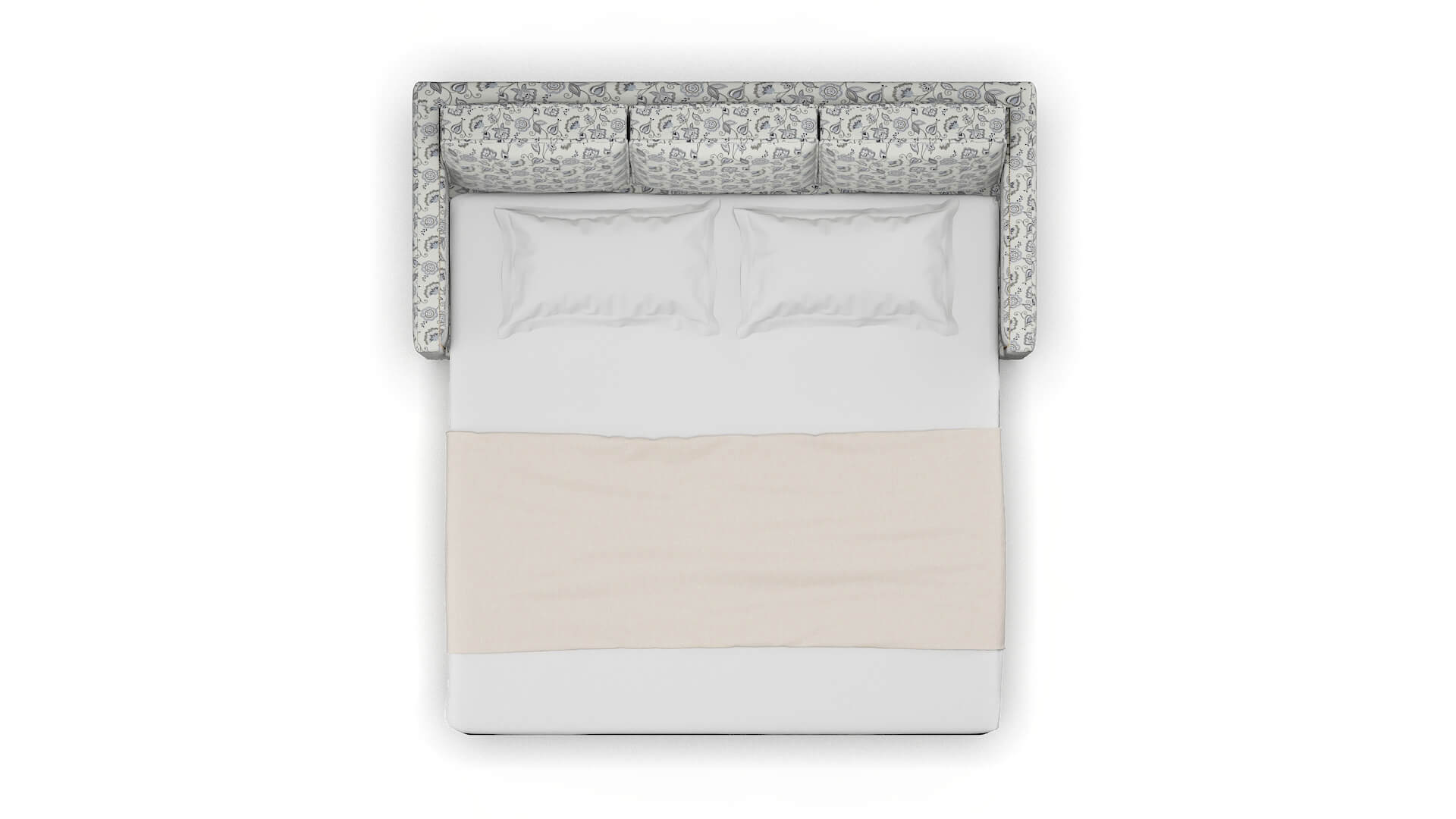 Alps Avignon Sky Sofa Sleeper Espresso legs 3