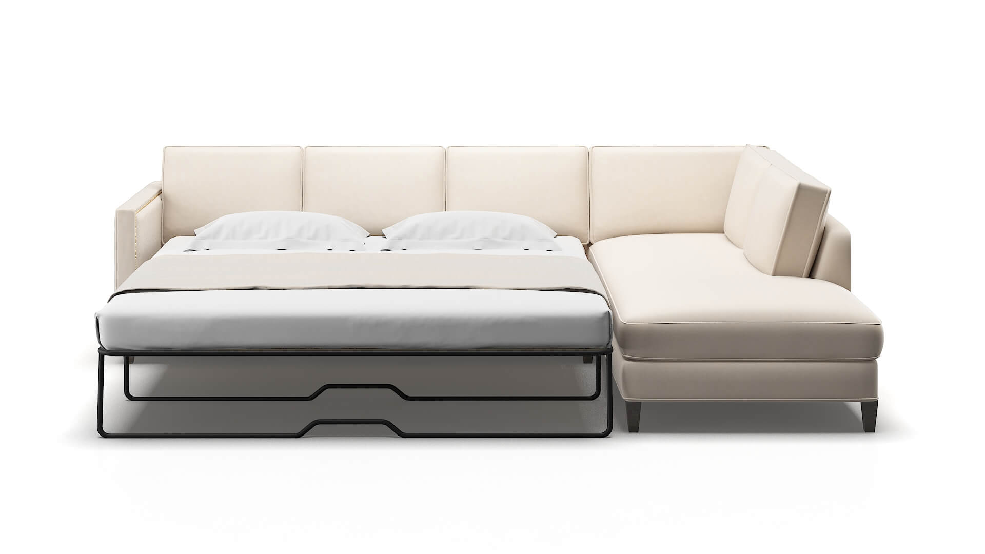 Alps Bella Buckwheat Panel Sleeper Espresso legs 1