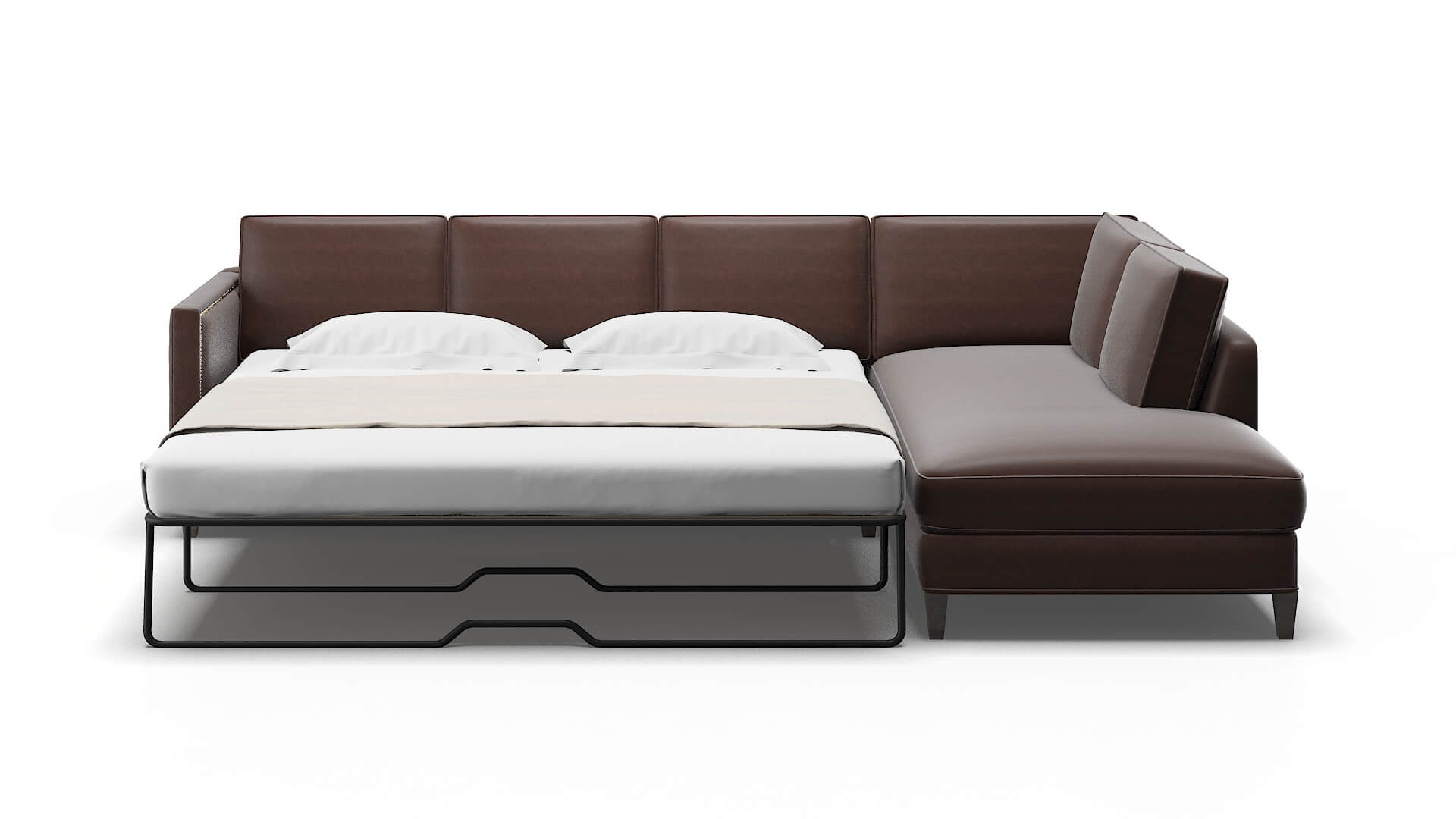 Alps Bella Espresso Panel Sleeper Espresso legs 1