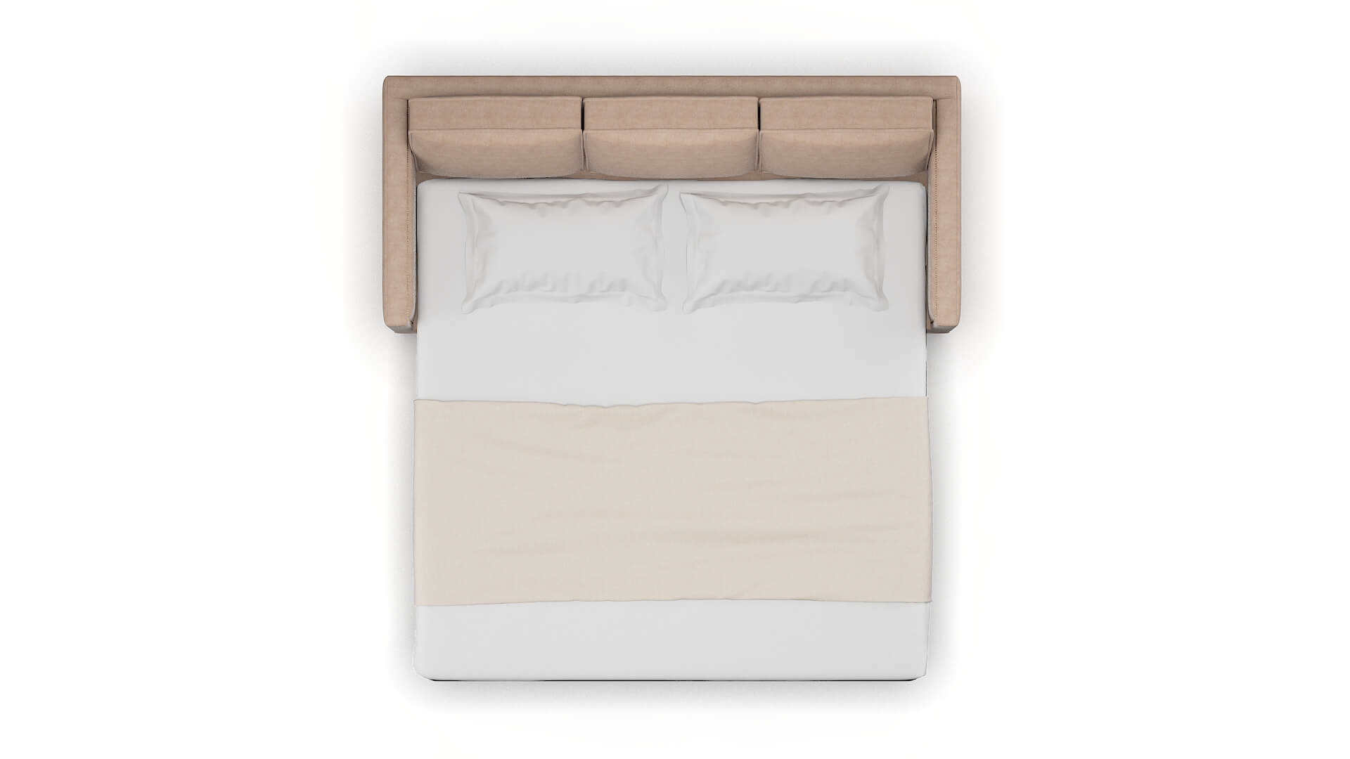 Alps Bella Pewter Sofa Sleeper Espresso legs 3