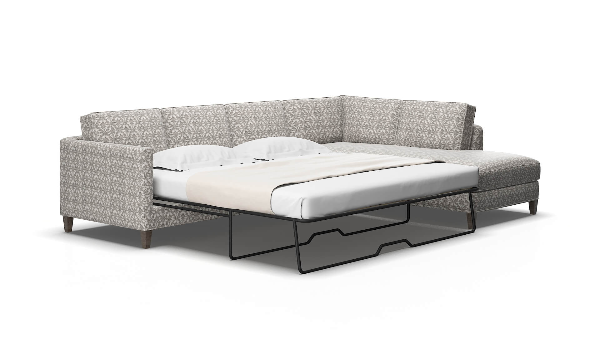Alps Bergamo dove Panel sleeper Espresso Legs  2