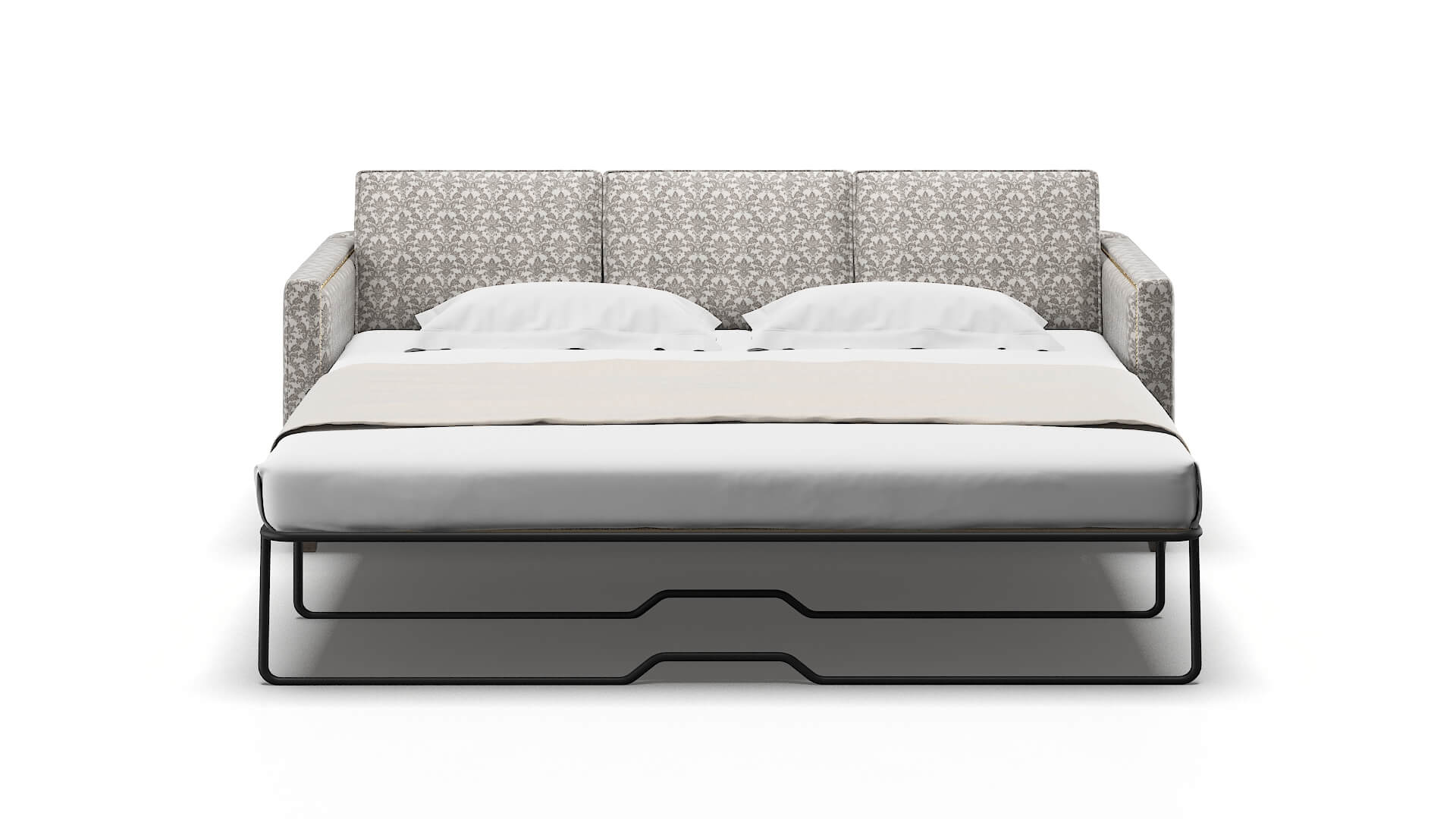 Alps Bergamo Dove Sofa Sleeper Espresso legs 1