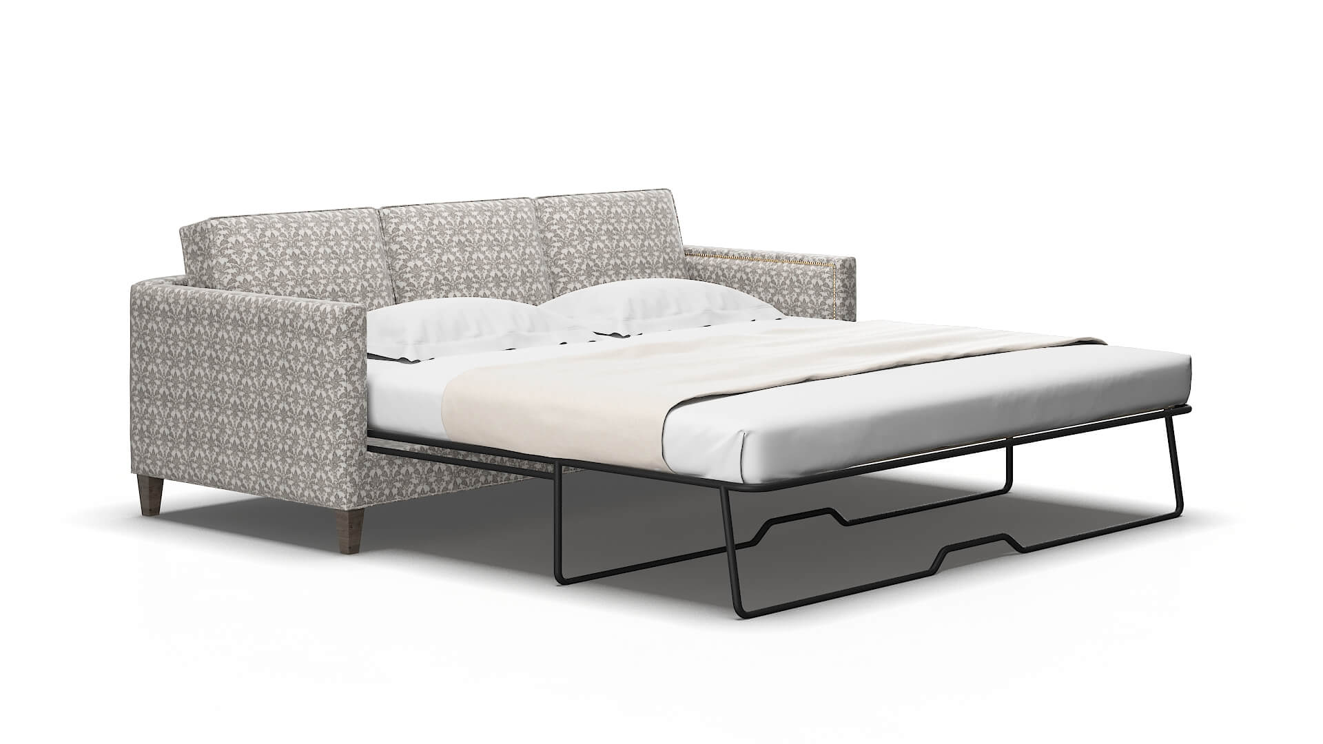 Alps Bergamo dove Sofa sleeper Espresso Legs  2