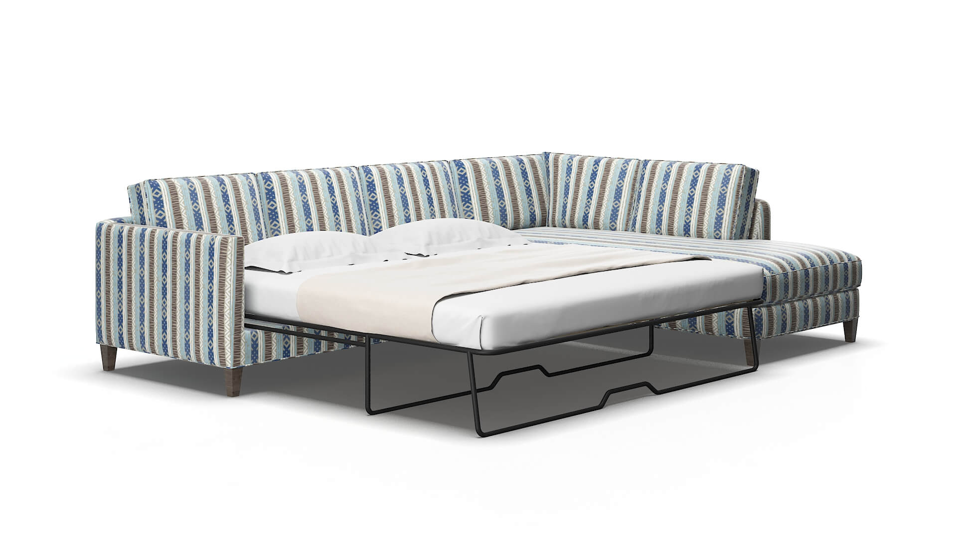 Alps Bodhi indigo Panel sleeper Espresso Legs  2