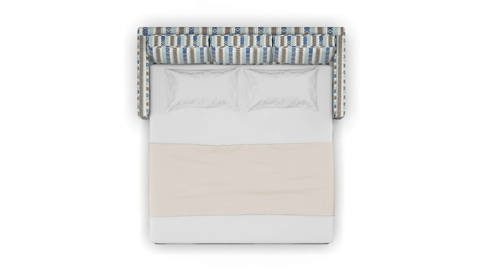 Alps Bodhi Indigo Sofa Sleeper Espresso legs 3