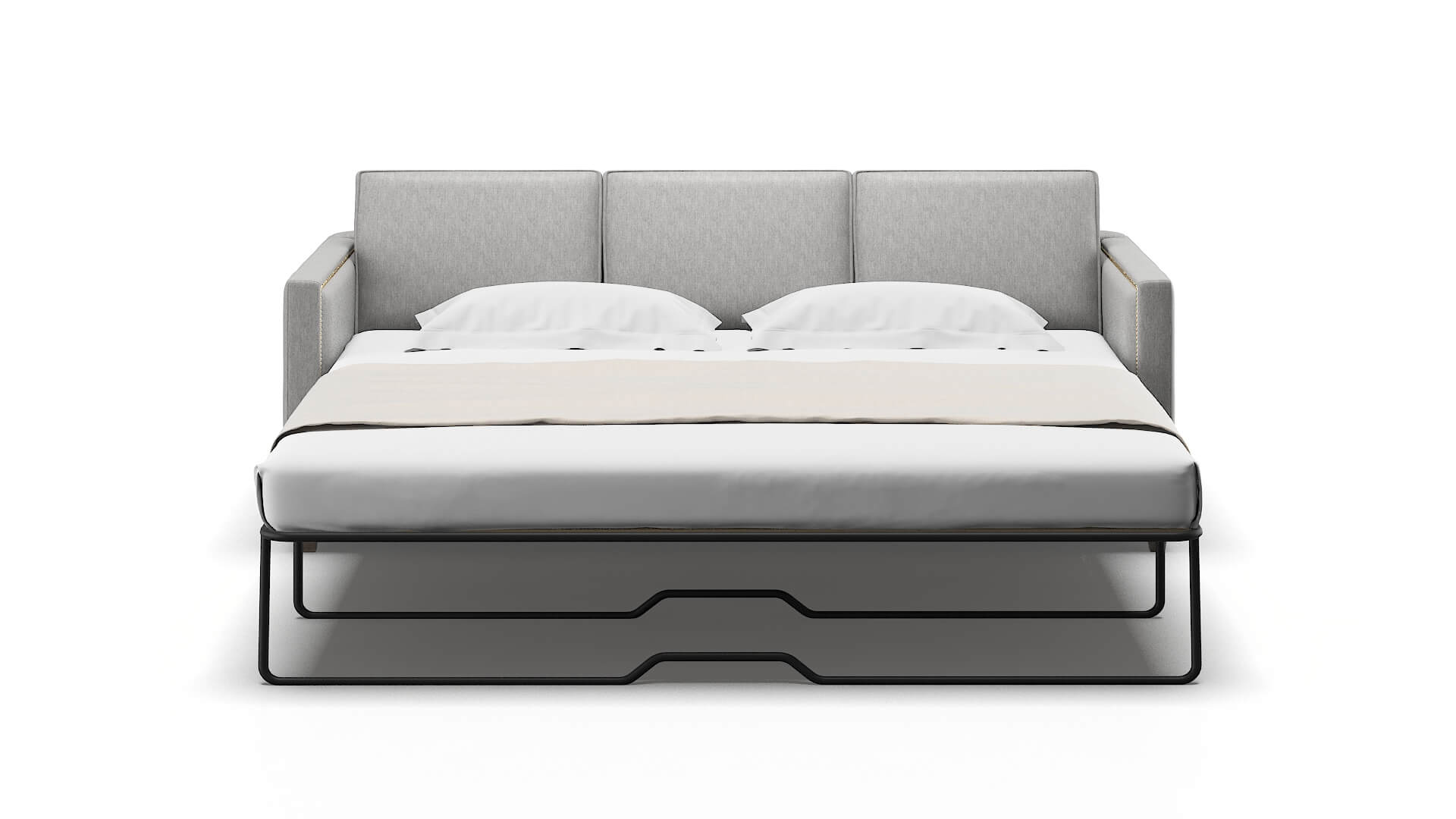 Alps Bungalow Graphite Sofa Sleeper Espresso legs 1