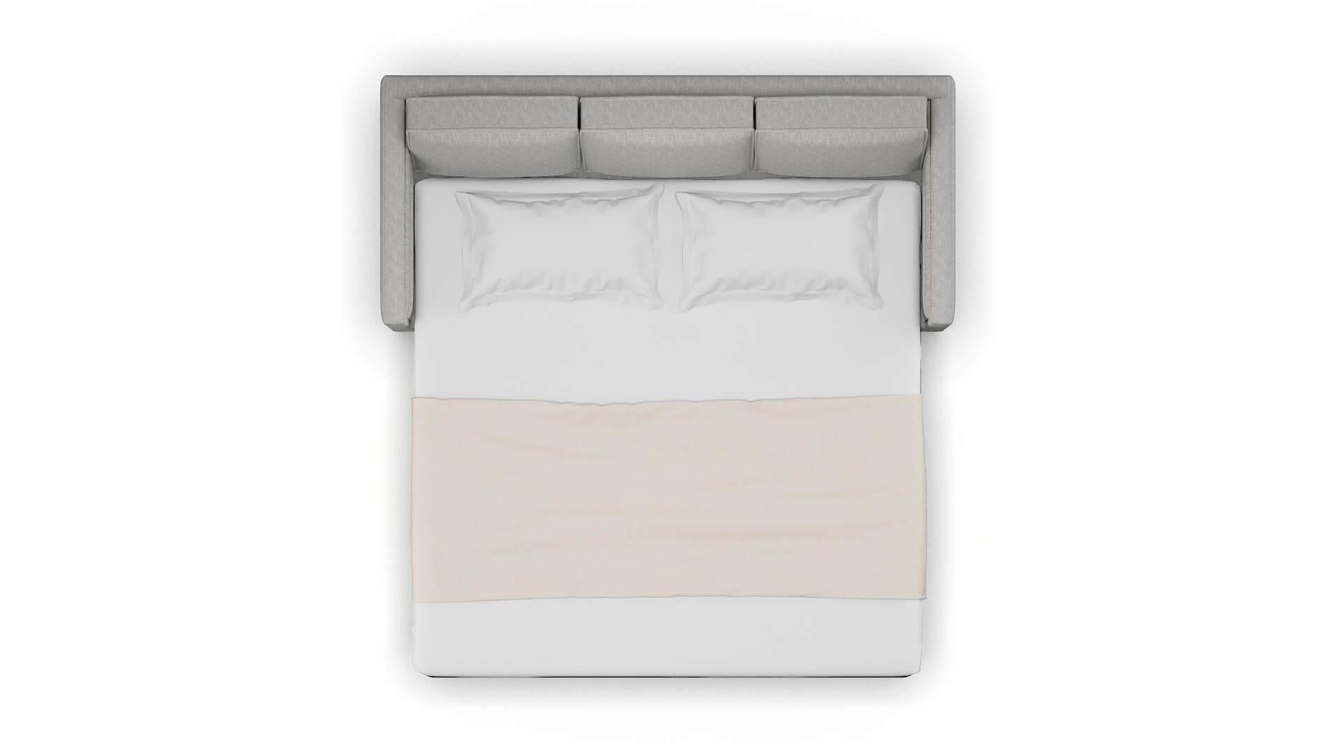 Alps Bungalow Graphite Sofa Sleeper Espresso legs 3