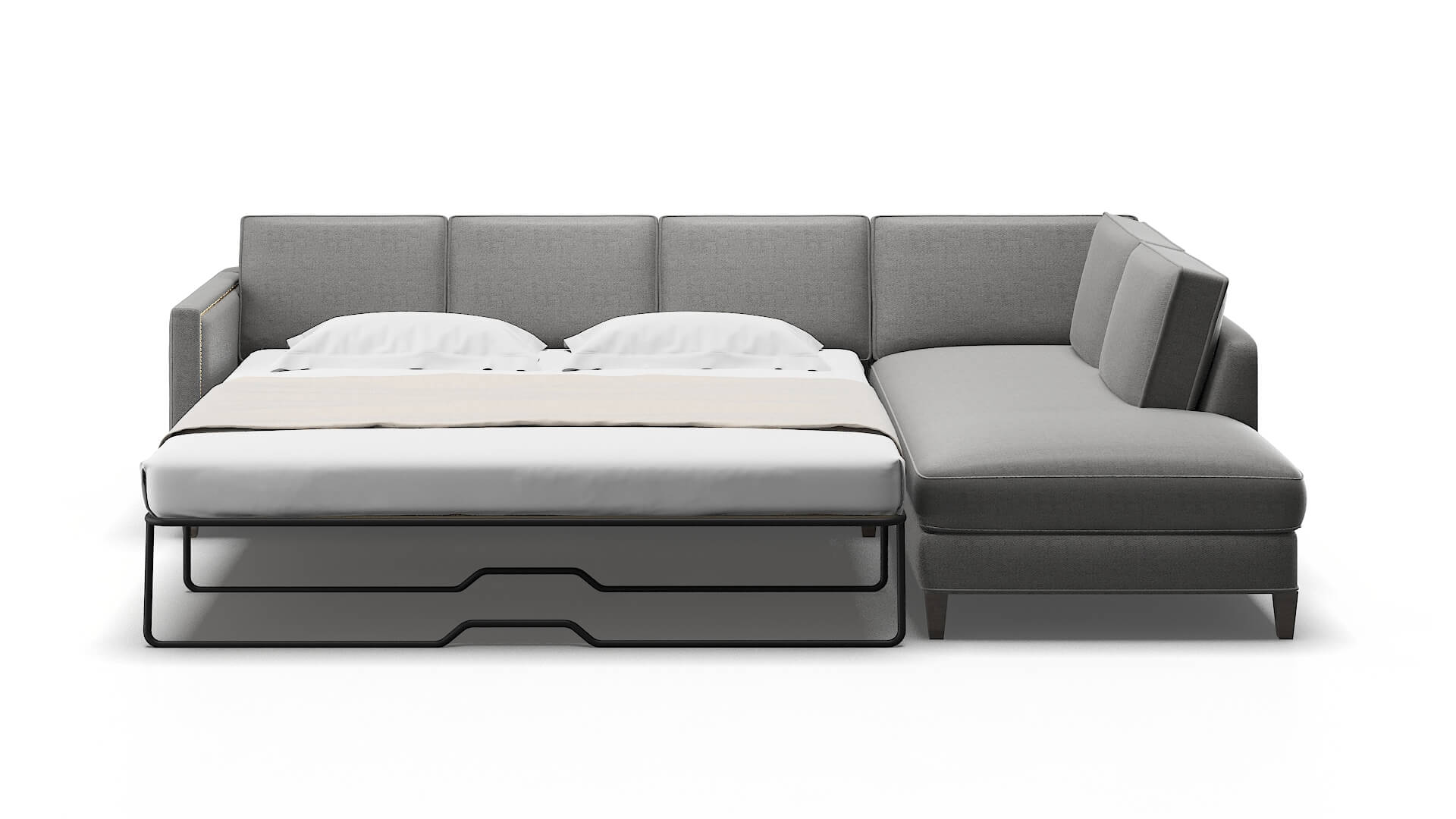 Alps Catalina Steel Panel Sleeper Espresso legs 1