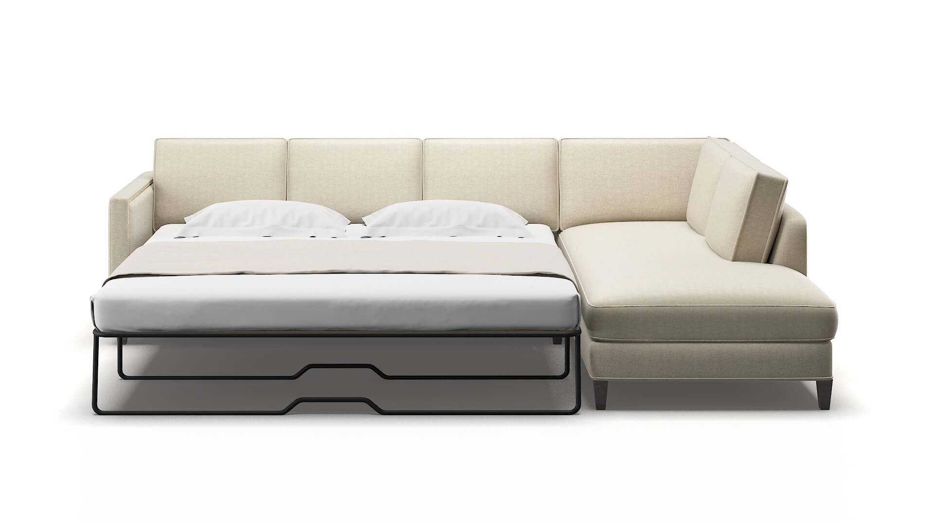 Alps Catalina Wheat Panel Sleeper Espresso legs 1