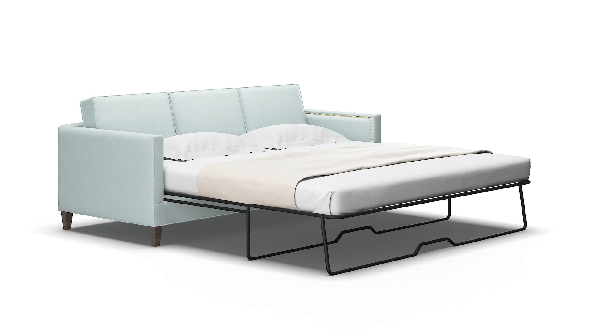 Alps Clyde cornflower Sofa sleeper Espresso Legs  2