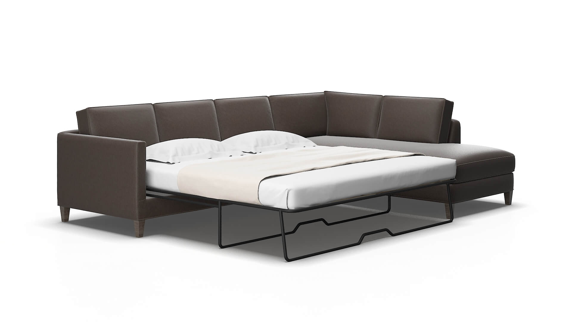 Alps Cosmo chocolate Panel sleeper Espresso Legs  2