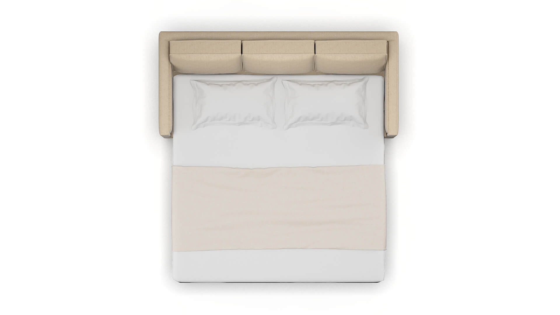 Alps Cosmo Fawn Sofa Sleeper Espresso legs 3